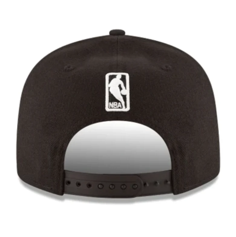 NEW ERA LOS ANGELES NBA DRAFT CAP BLACK SNAP BACK - Image 2