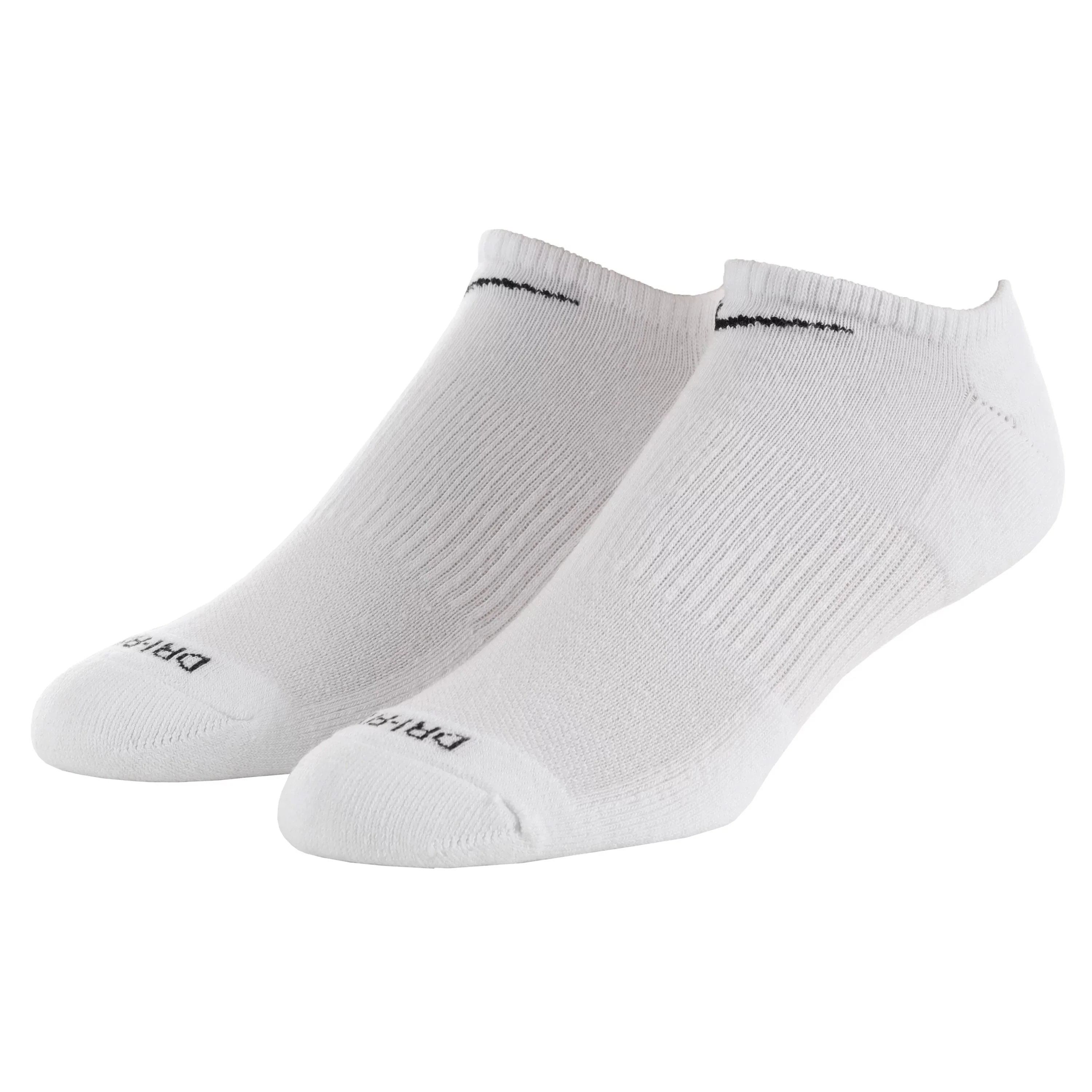 NIKE EVERYDAY NO SHOW SOCKS 3PACK WHITE LARGE - Image 2