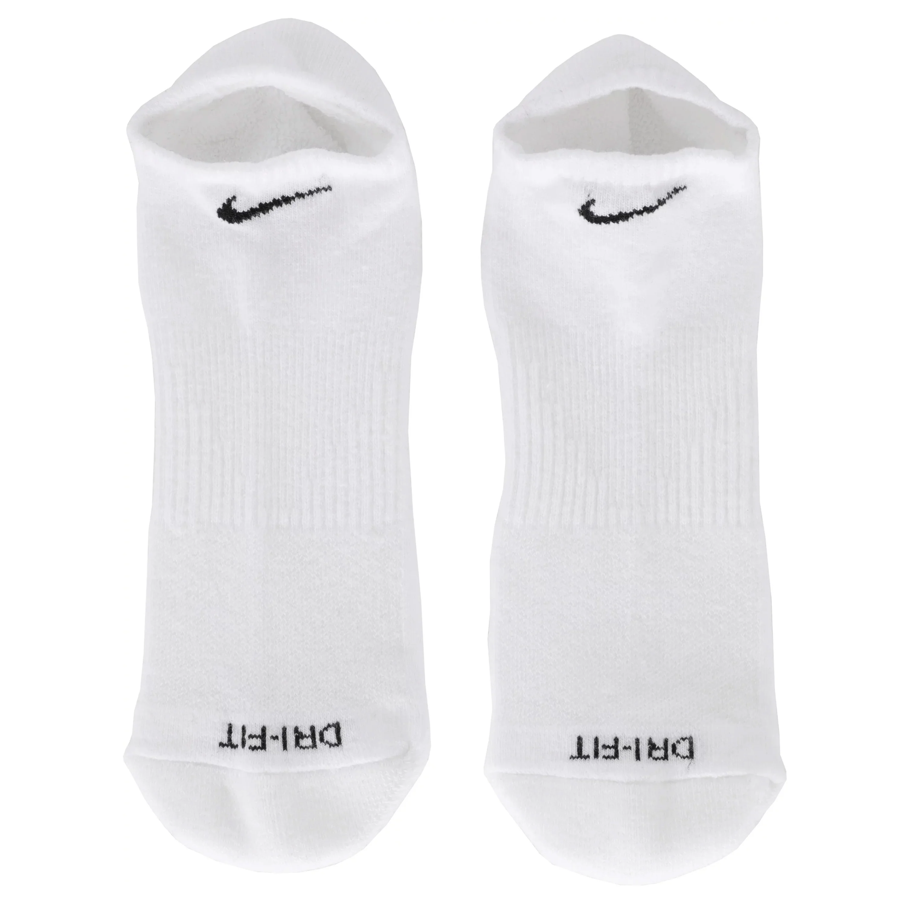 NIKE EVERYDAY NO SHOW SOCKS 3PACK WHITE LARGE - Image 3