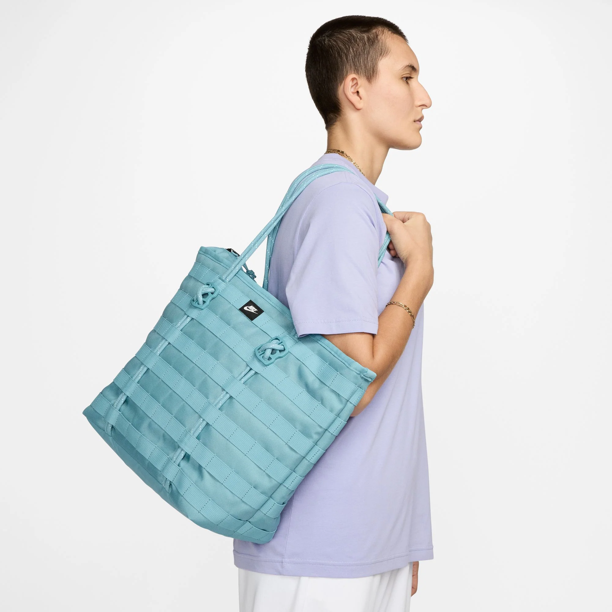 NIKE RPM TOTE (26L) DENIM TURQUOISE / BLACK / SUMMIT WHITE - Image 3