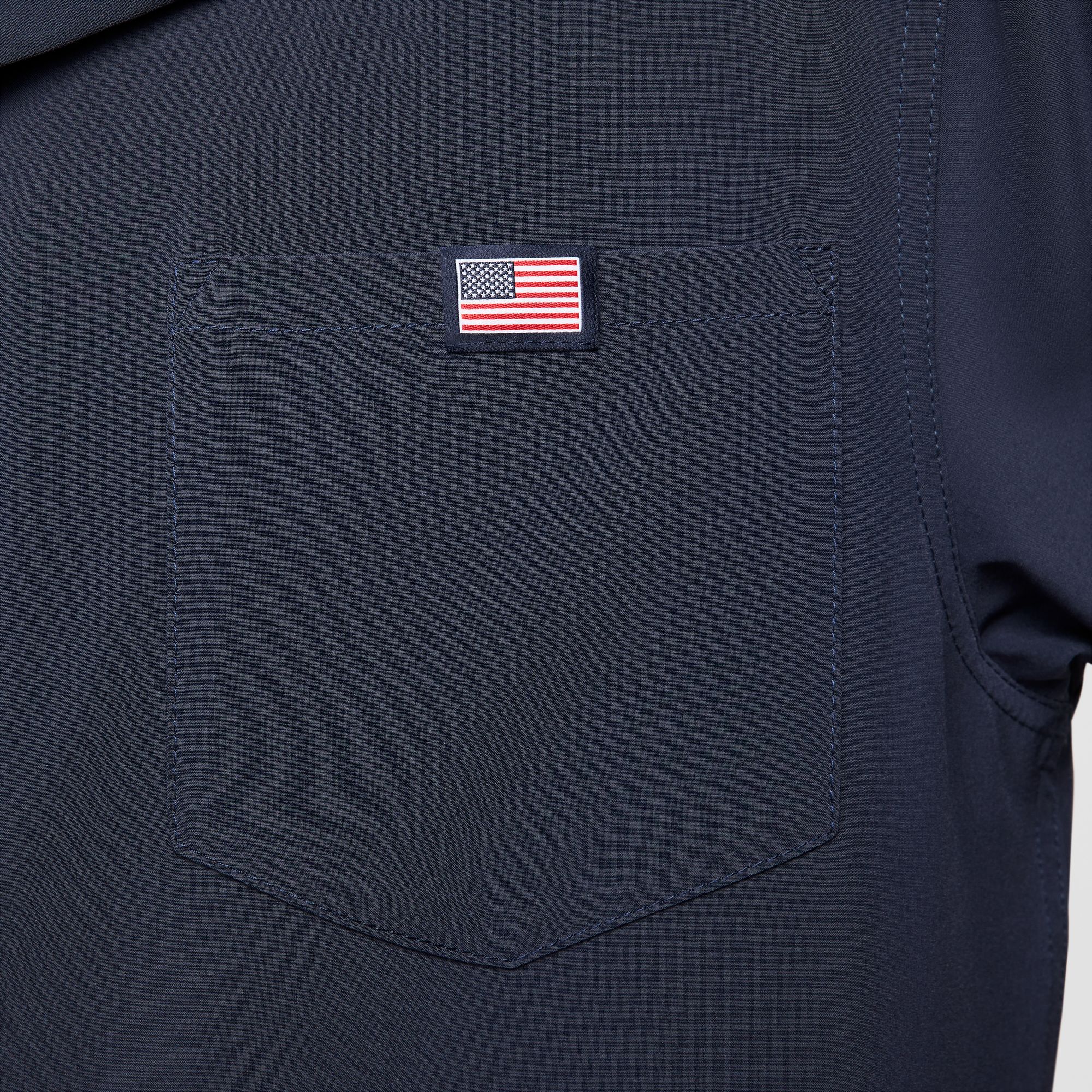 NIKE SB 2024 FEDERATION KIT BUTTON-UP SKATE BOWLER USA OBSIDIAN/WHITE - Image 4