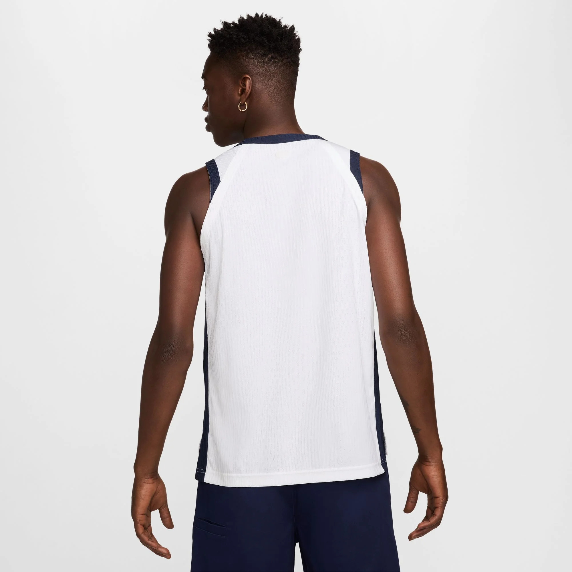 NIKE SB 2024 FEDERATION KIT DRI-FIT ADV SLEEVELESS SKATE JERSEY USA WHITE - Image 3