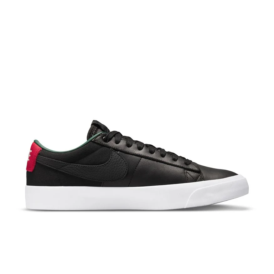 NIKE SB BLAZER LOW PRO GT PRM BLACK/ VARSITY RED