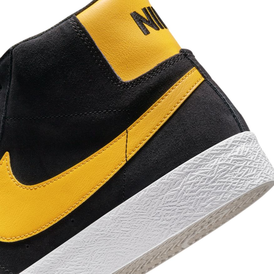 NIKE SB BLAZER MID BLACK / UNIVERSITY GOLD - Image 5