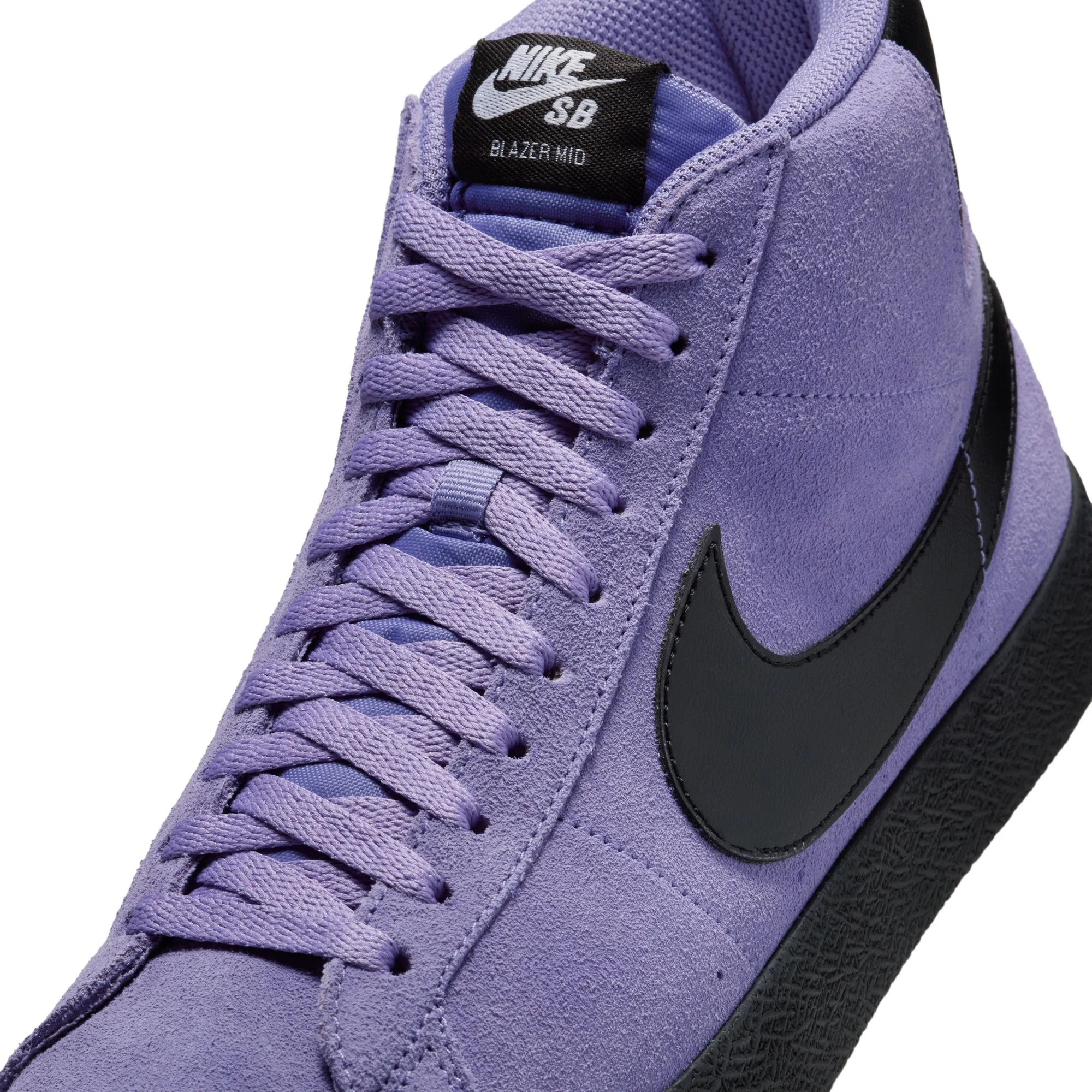 NIKE SB BLAZER MID DUSTY AMETHYST / BLACK-DUSTY AMETHYST - Image 3