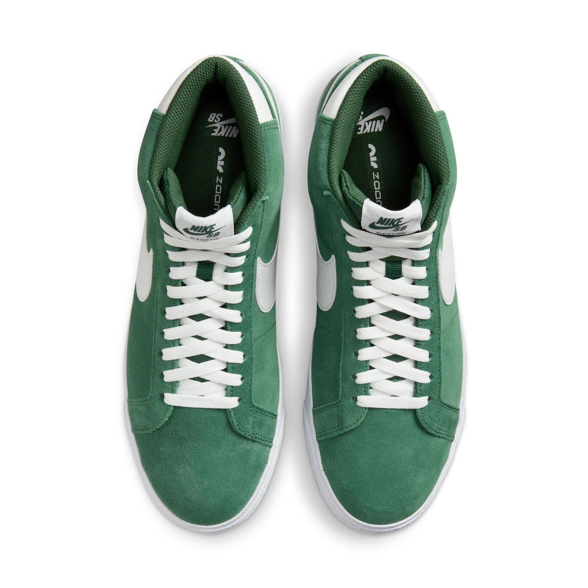NIKE SB BLAZER MID FIR / WHITE - Image 3