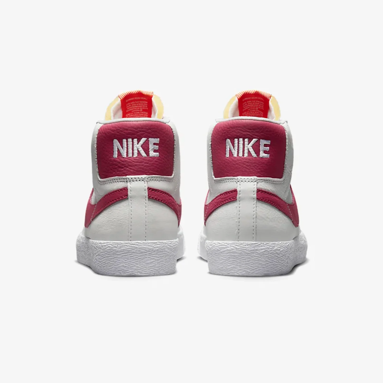 NIKE SB BLAZER MID ISO WHITE / SWEET BEET - Image 3