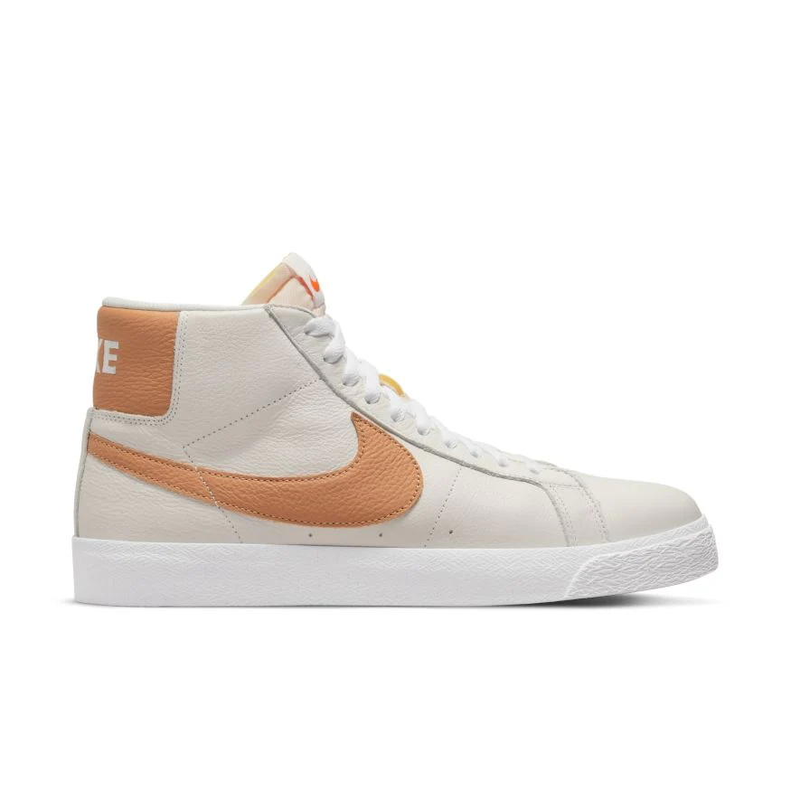 NIKE SB BLAZER MID ORANGE LABEL WHITE / LT COGNAC