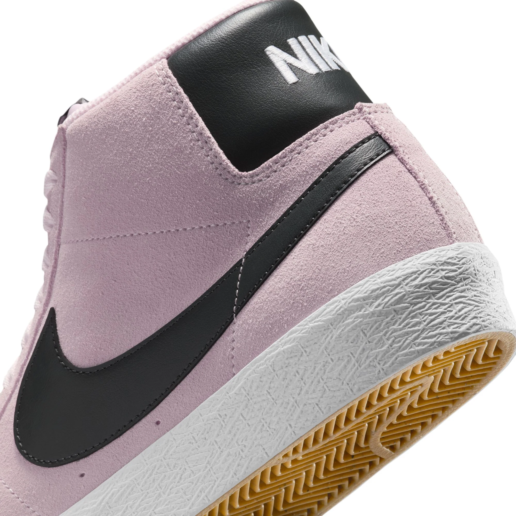 NIKE SB BLAZER MID PINK FOAM/ANTHRACITE-WHITE-GUM YELLOW - Image 8