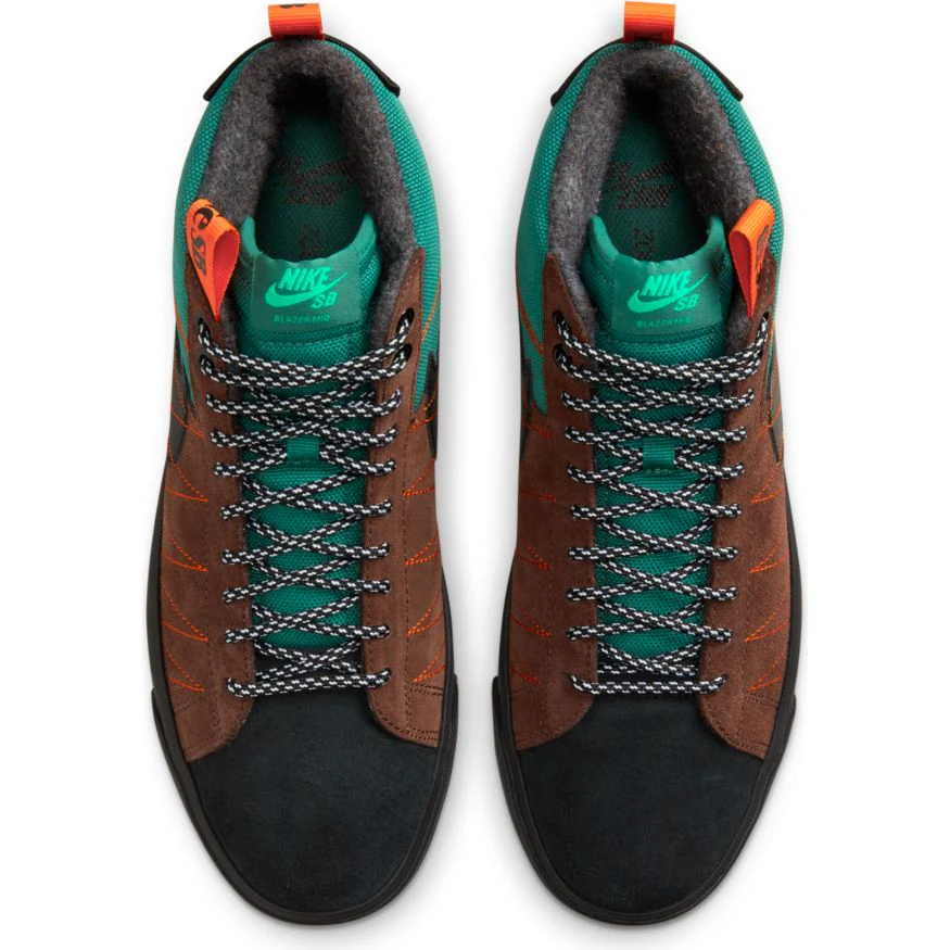 NIKE SB BLAZER MID PREMIUM NOBLE GREEN / BLACK - Image 4
