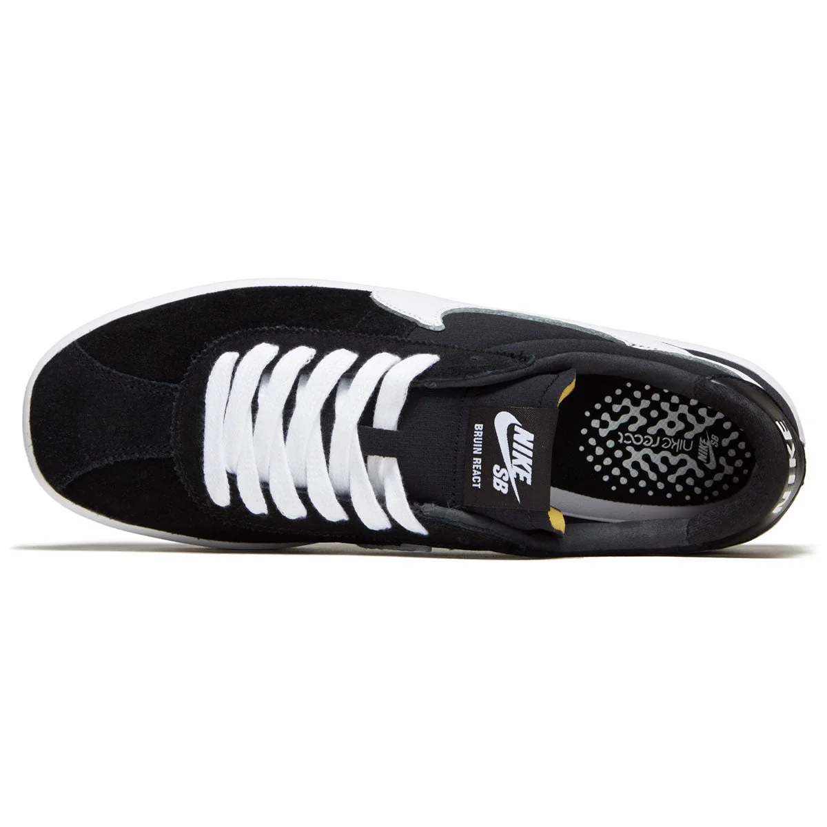 NIKE SB BRUIN REACT BLACK / WHITE - Image 2
