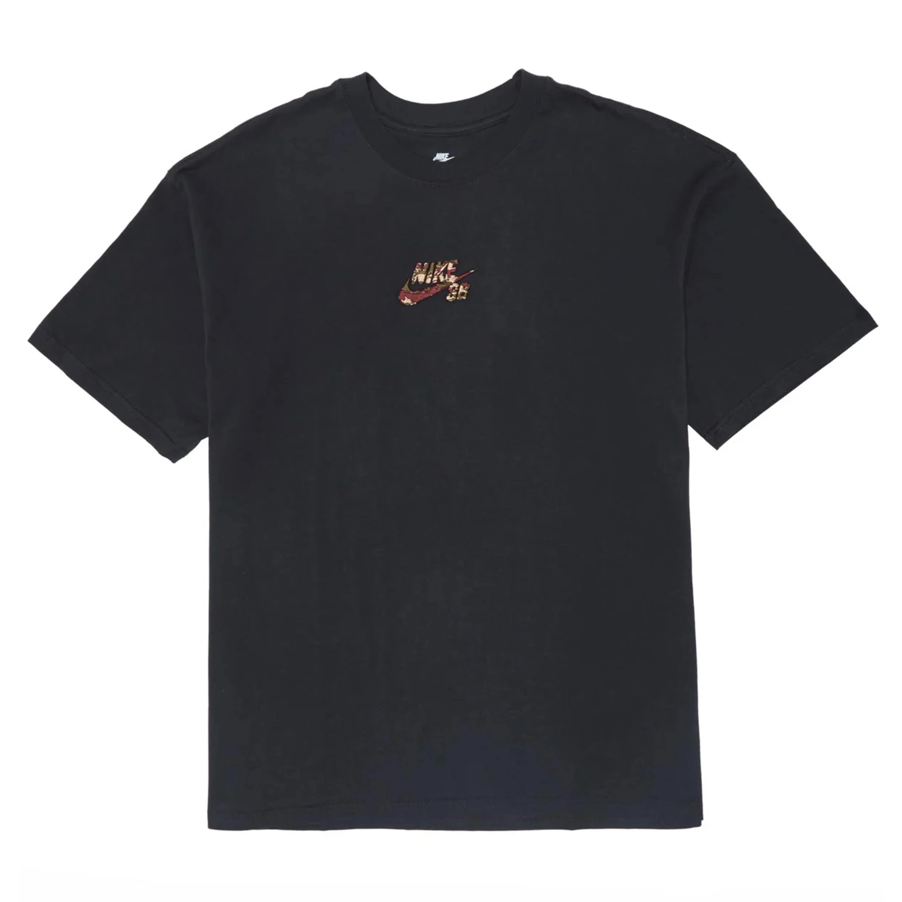 NIKE SB CAMO CENTERED LOGO MAX90 TEE OFF NOIR