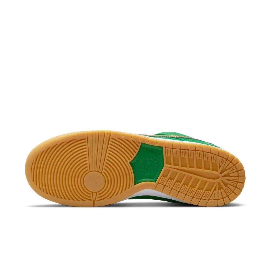 NIKE SB DUNK LOW PRO LUCKY GREEN / METALLIC GOLD - Image 4