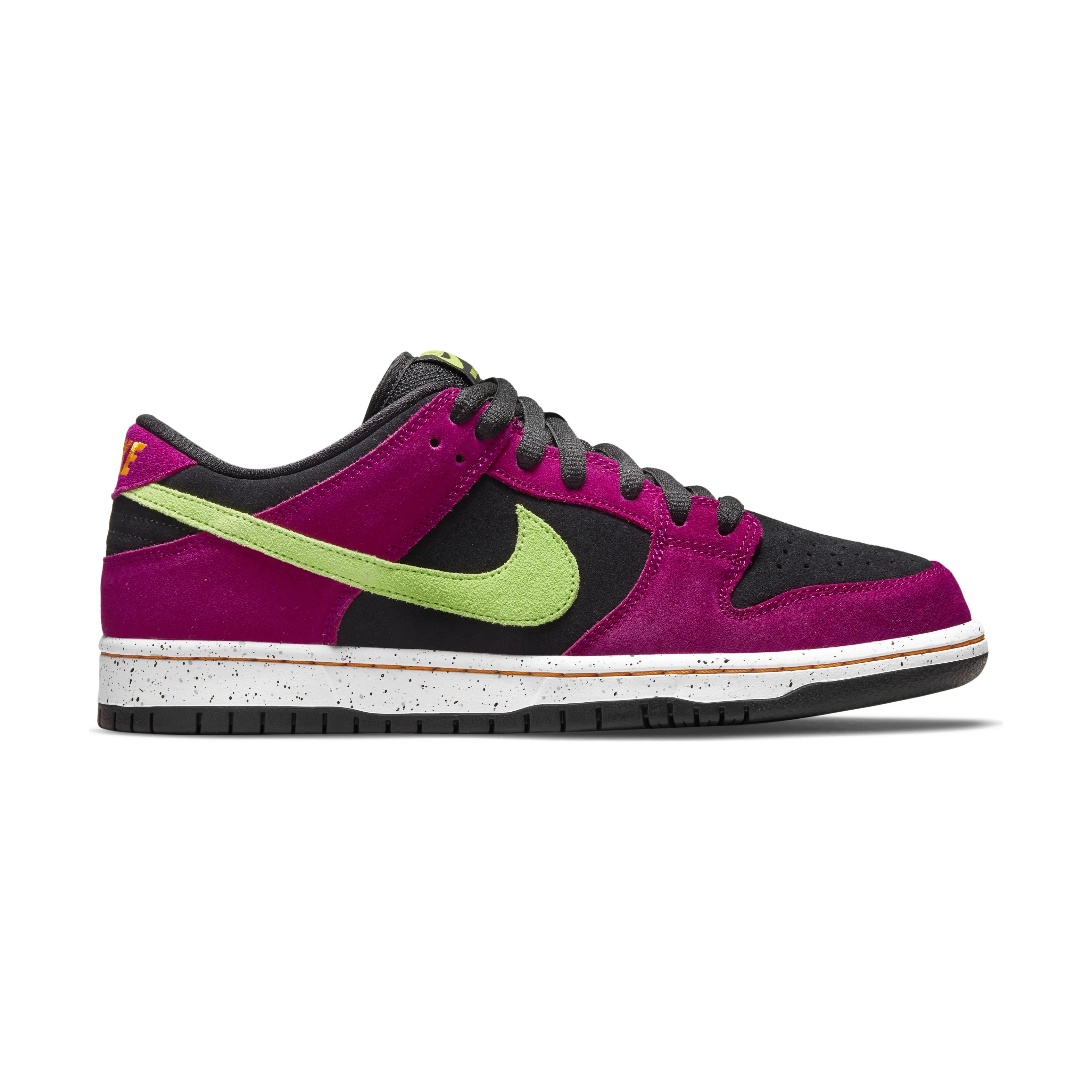 NIKE SB DUNK LOW PRO RED PLUM / CITRON-BLACK