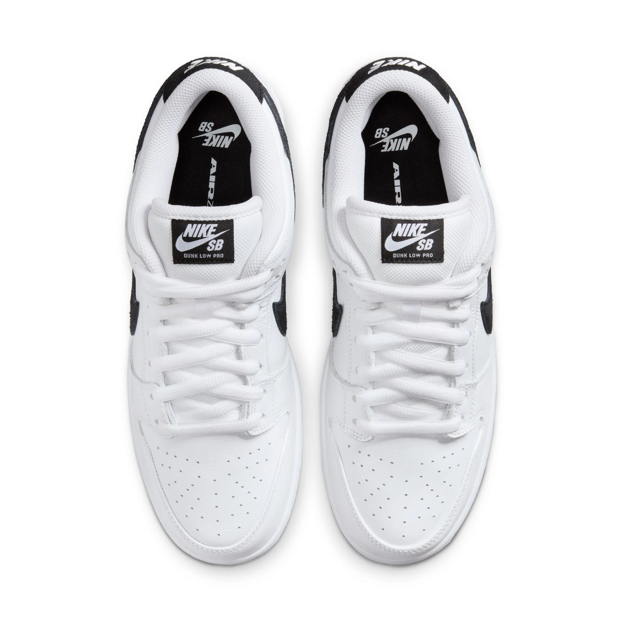NIKE SB DUNK LOW PRO WHITE / BLACK-WHITE-BLACK - Image 5