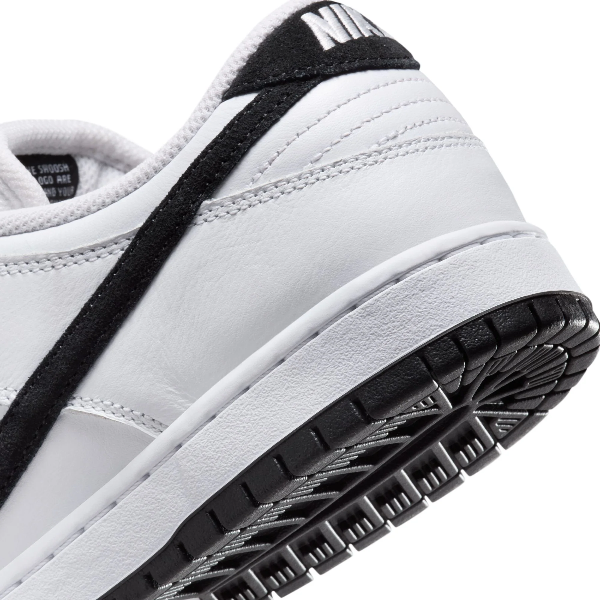 NIKE SB DUNK LOW PRO WHITE / BLACK-WHITE-BLACK - Image 8