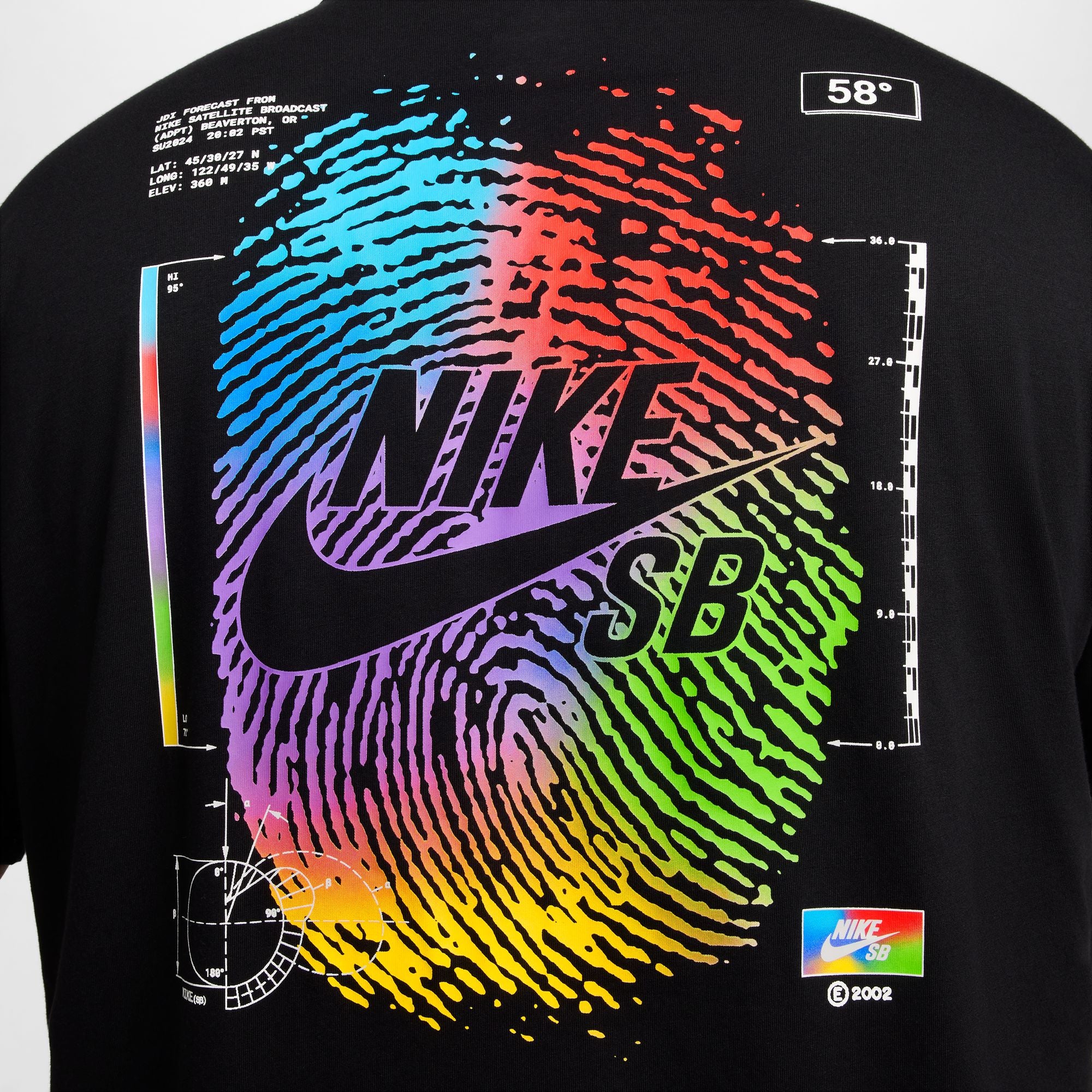 NIKE SB FORCAST SKATE TEE BLACK - Image 2
