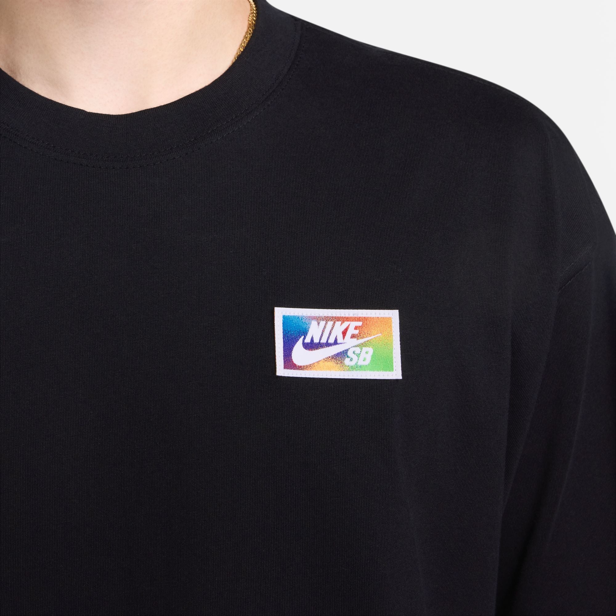 NIKE SB FORCAST SKATE TEE BLACK - Image 3
