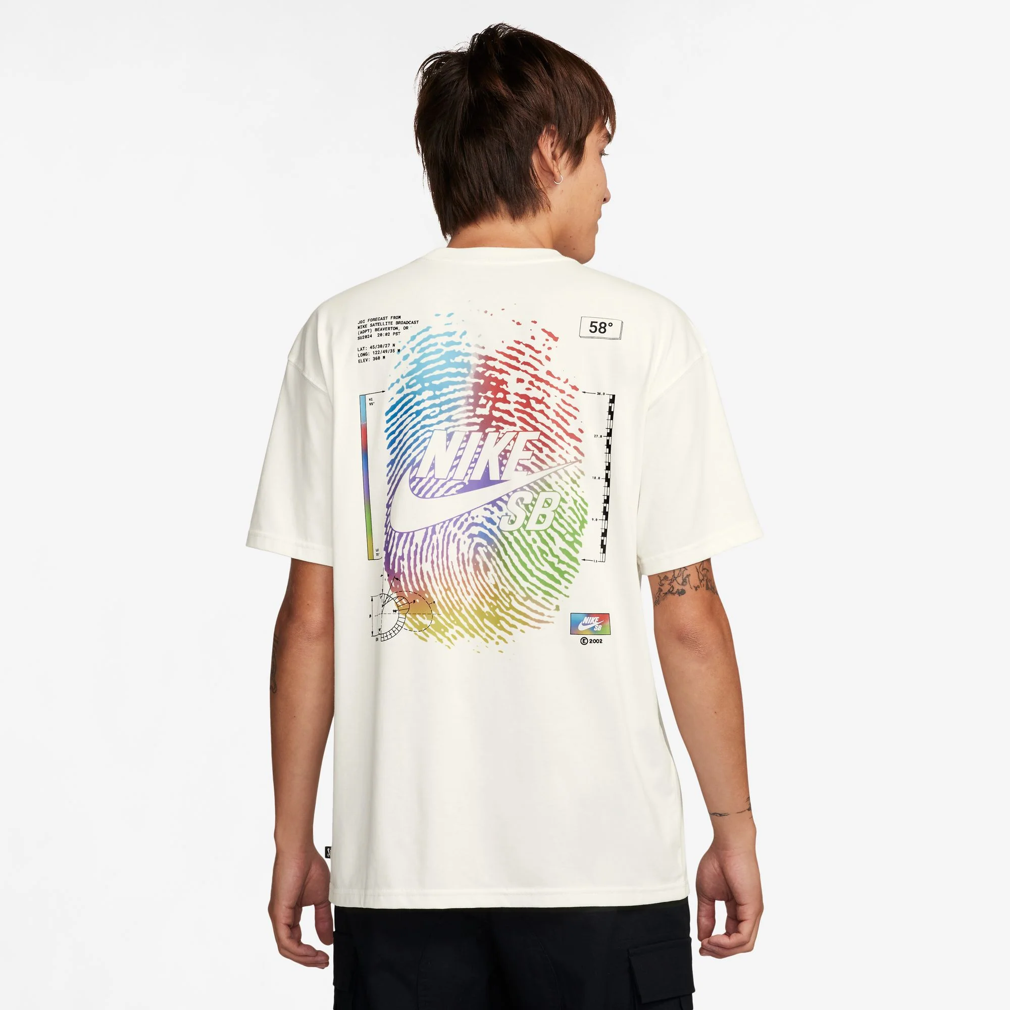 NIKE SB FORCAST SKATE TEE SAIL - Image 2