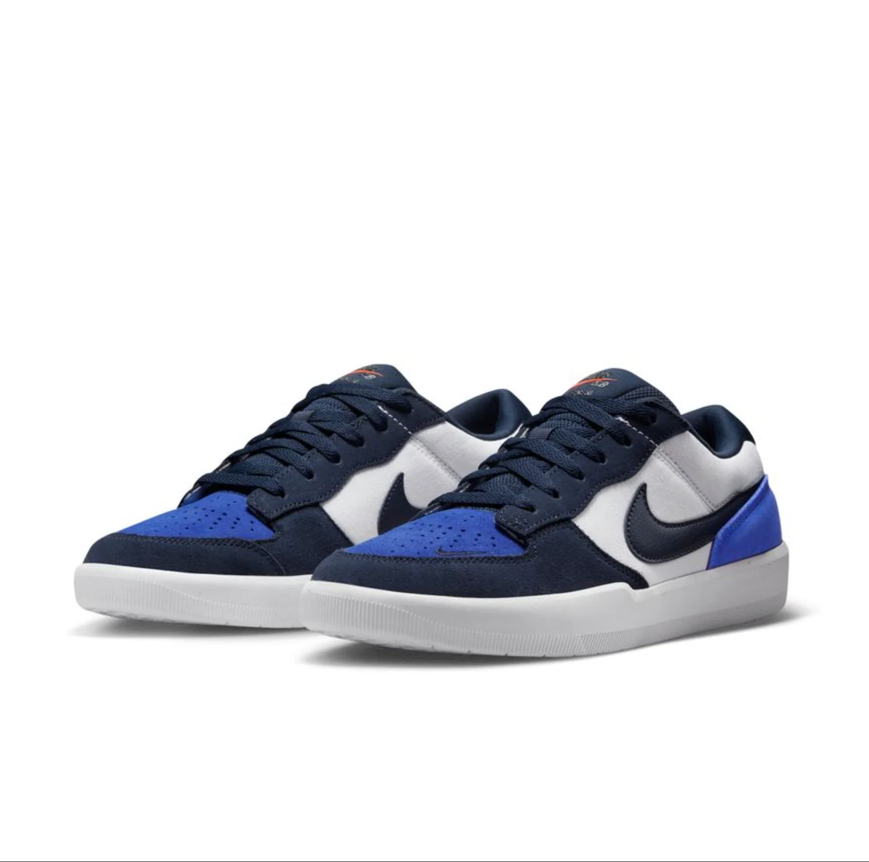 NIKE SB FORCE 58 OBSIDIAN / WHITE / HYPER ROYAL - Image 4