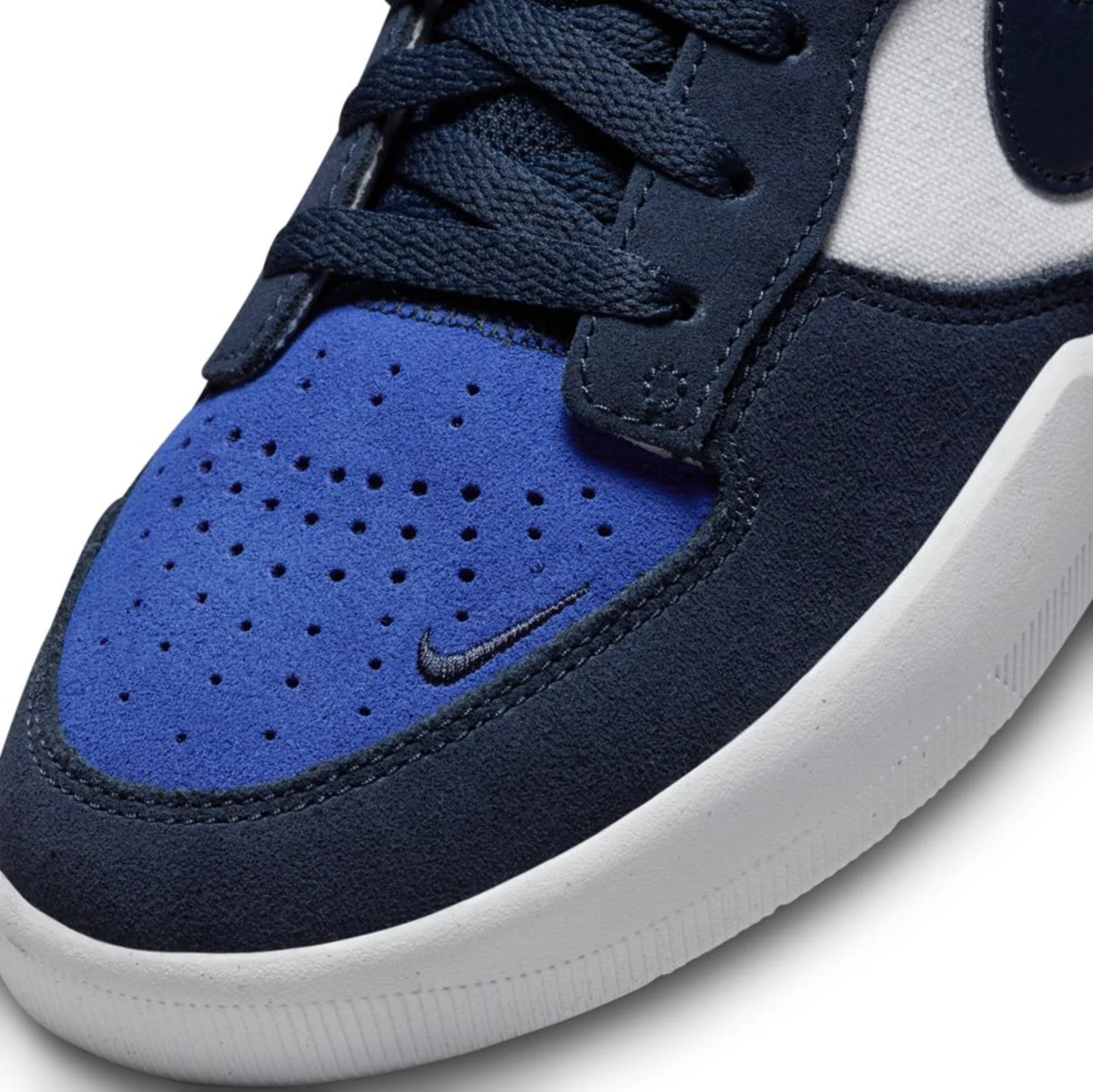 NIKE SB FORCE 58 OBSIDIAN / WHITE / HYPER ROYAL - Image 5