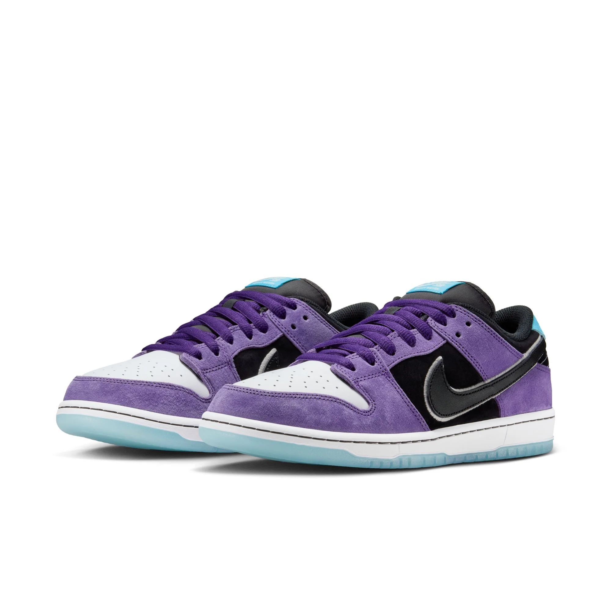 NIKE SB HAYLEY WILSON DUNK LOW PRO COURT PURPLE / BLACK-WHITE-LAGOON PULSE - Image 2