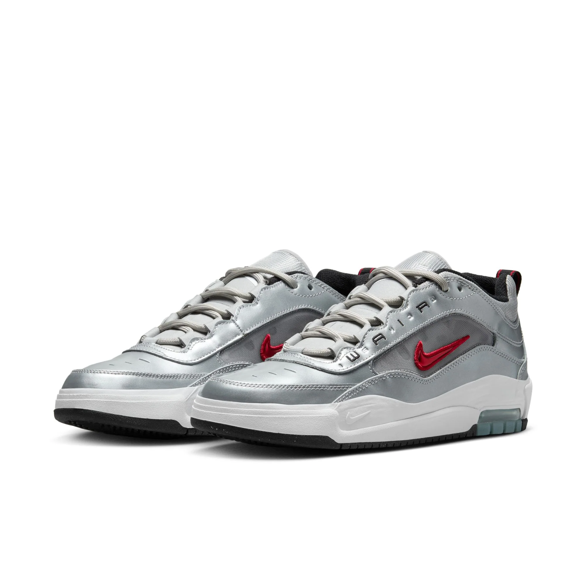 NIKE SB ISHOD 2 AIR MAX METALLIC SILVER / VARSITY RED - Image 2