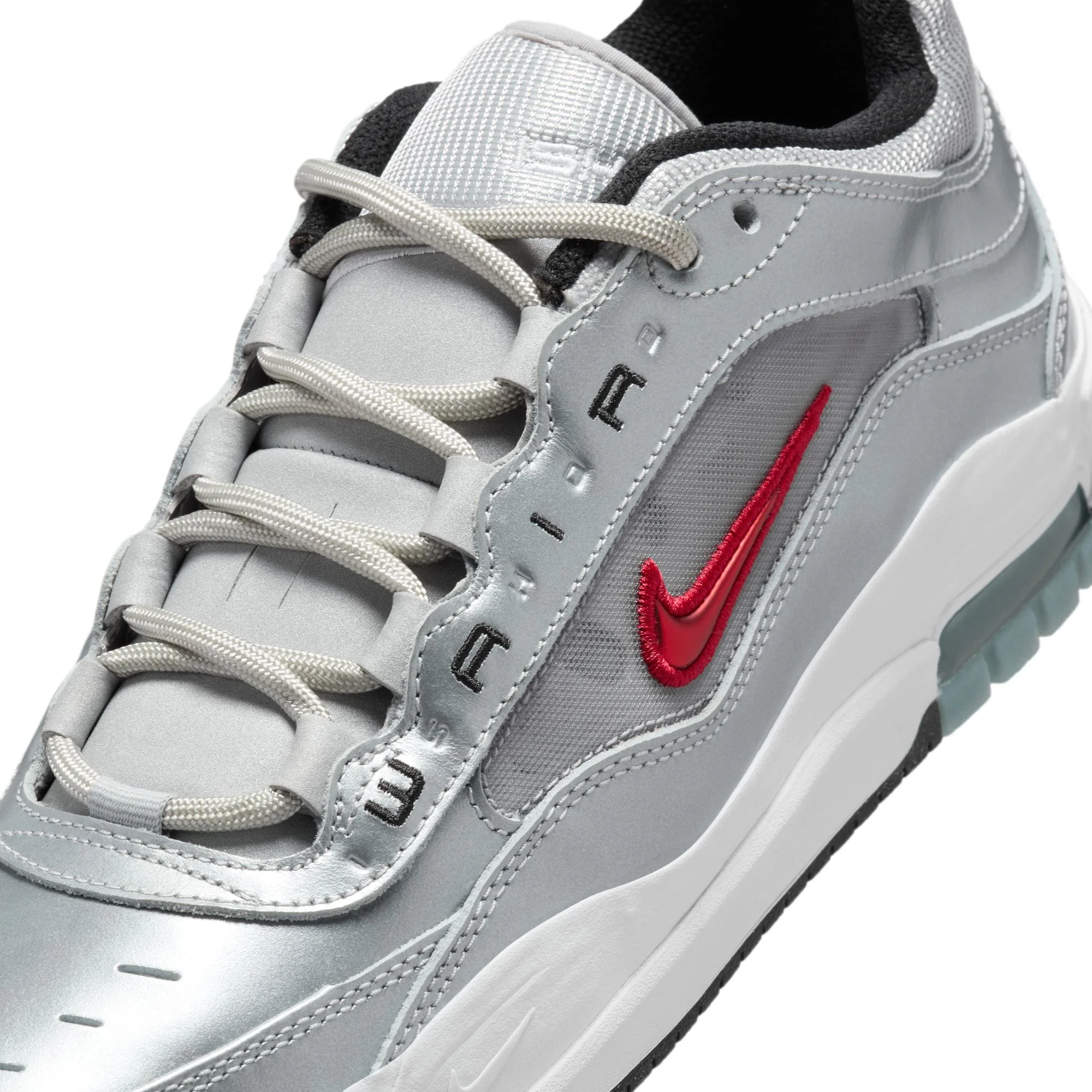 NIKE SB ISHOD 2 AIR MAX METALLIC SILVER / VARSITY RED - Image 6