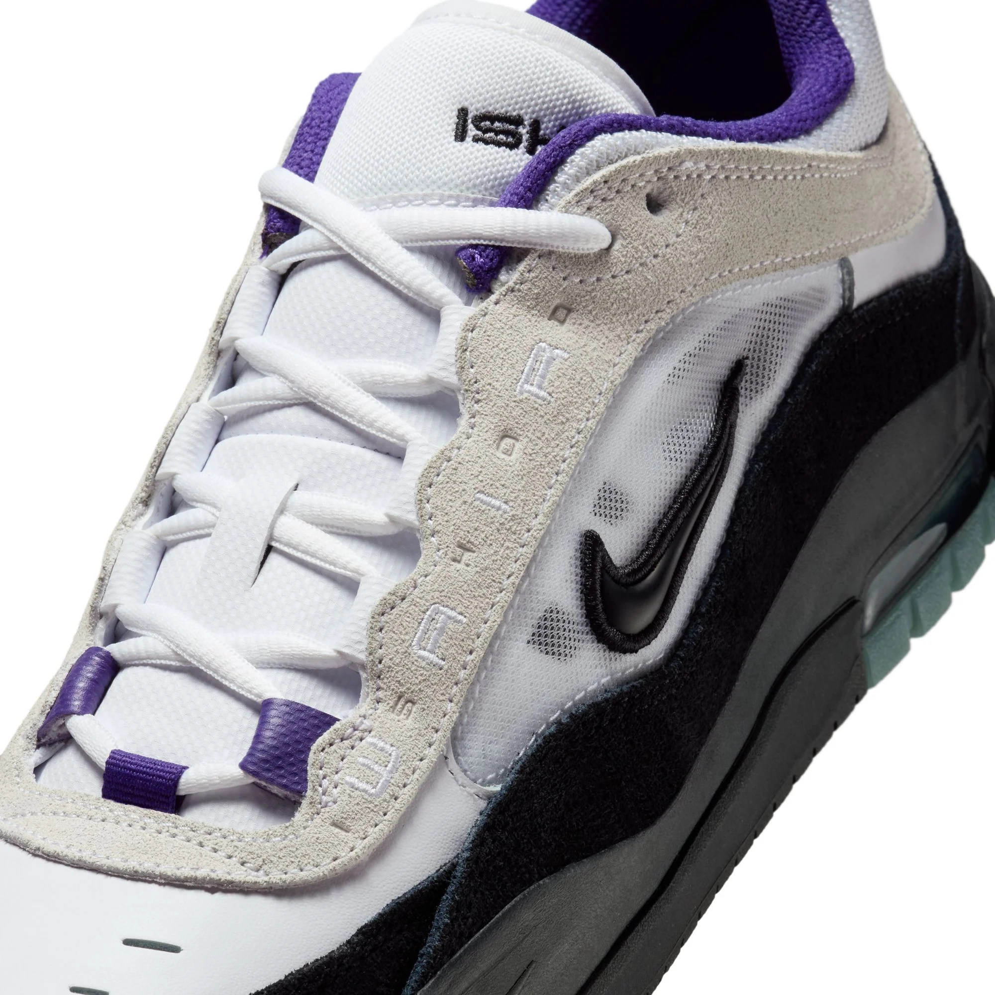 NIKE SB ISHOD 2 AIR MAX WHITE/BLACK-COURT PURPLE-BLACK - Image 6