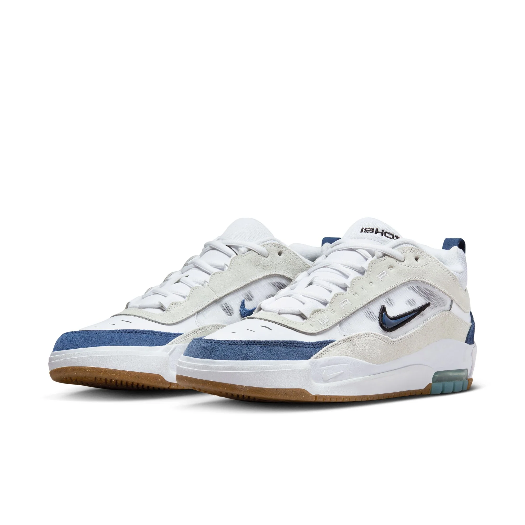 NIKE SB ISHOD 2 AIR MAX WHITE / NAVY-SUMMIT WHITE-BLACK - Image 6