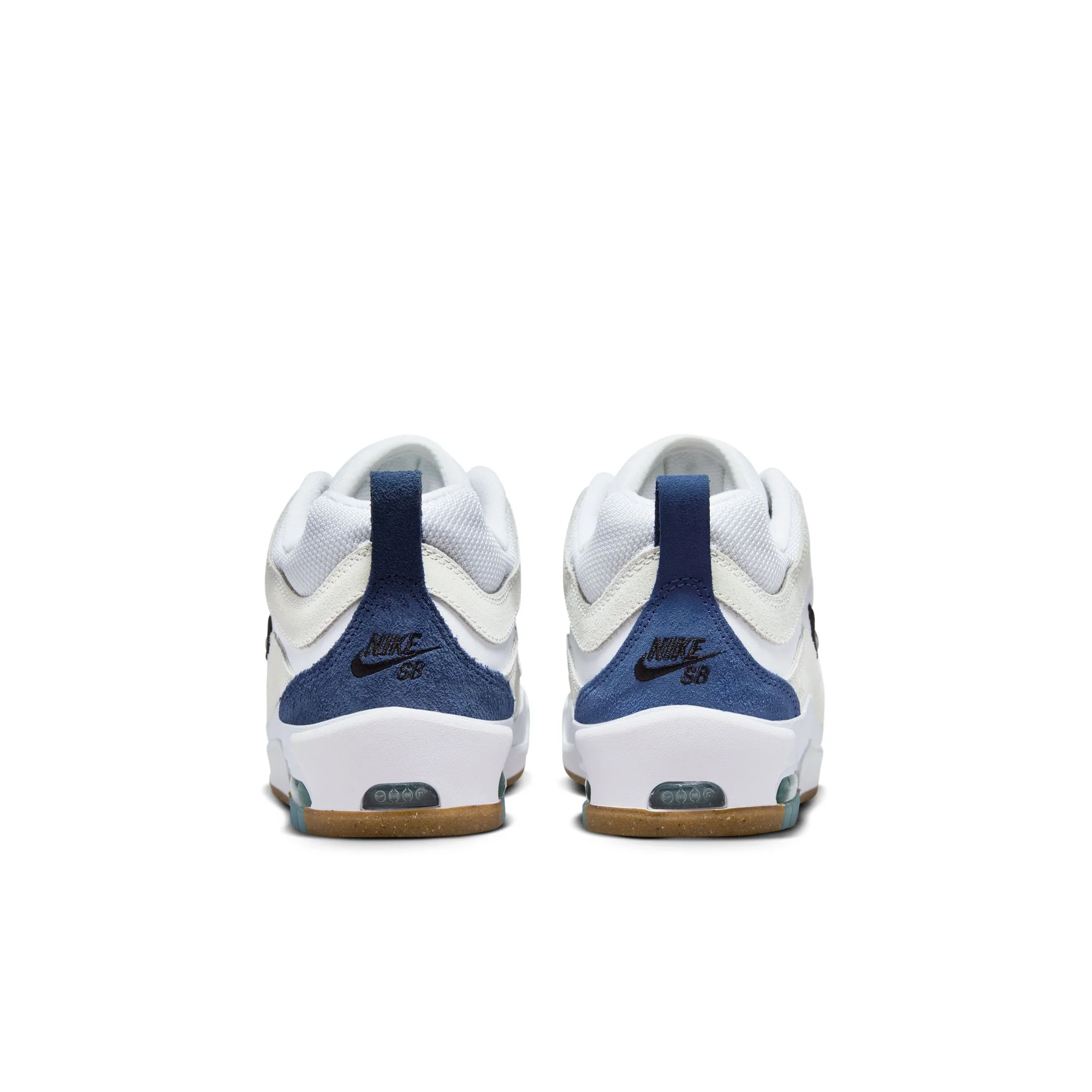 NIKE SB ISHOD 2 AIR MAX WHITE / NAVY-SUMMIT WHITE-BLACK - Image 7