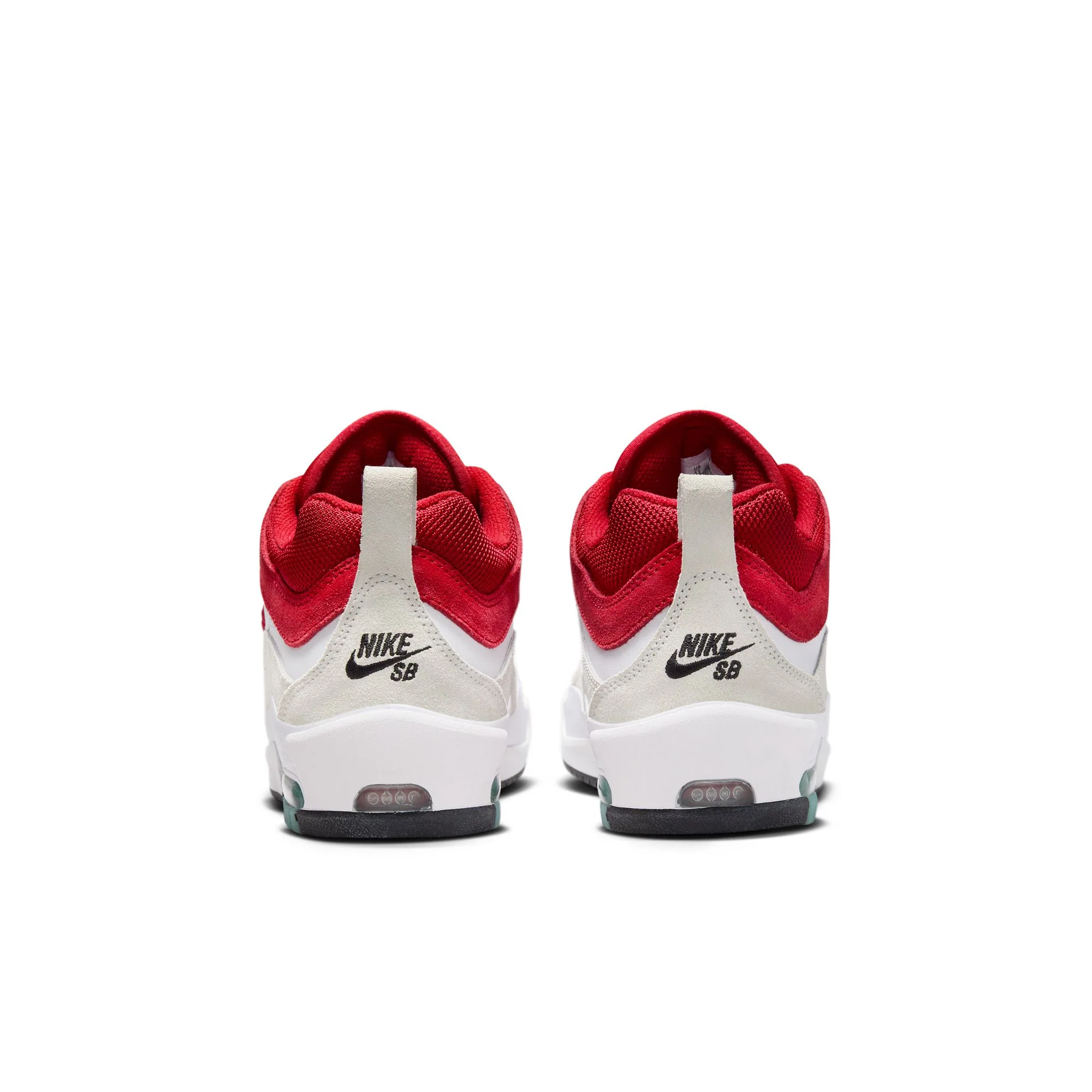 NIKE SB ISHOD 2 AIR MAX WHITE / VARSITY RED-SUMMIT WHITE - Image 6