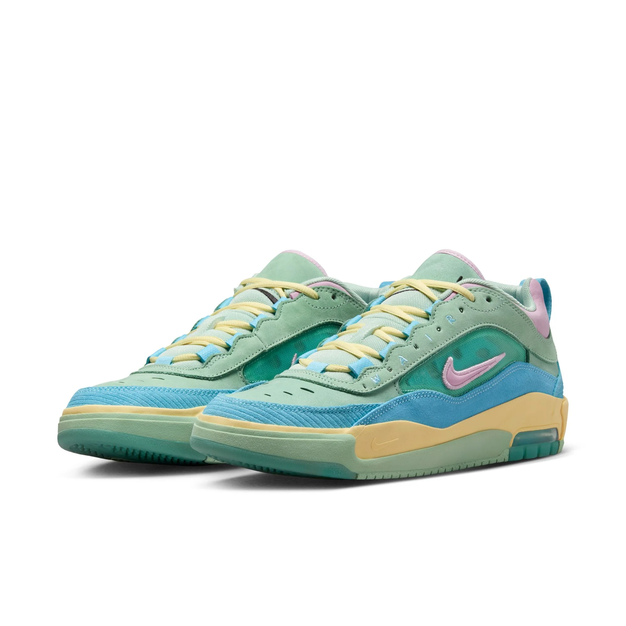 NIKE SB ISHOD 2 VERDY AIR MAX BLUE GAZE / LT ARCTIC PINK-ENAMEL GREEN - Image 3