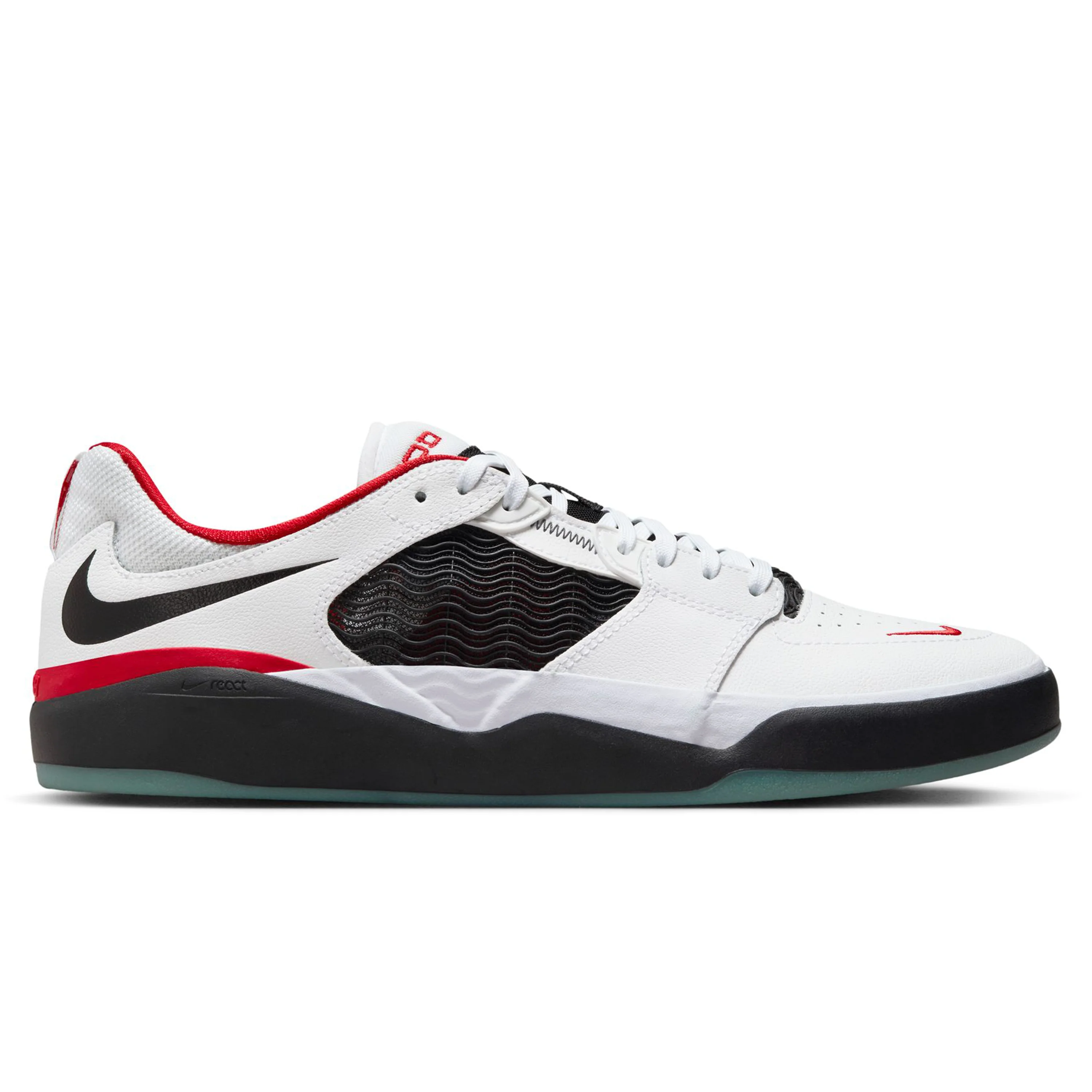 NIKE SB ISHOD PRM WHITE / BLACK / UNIVERSITY RED