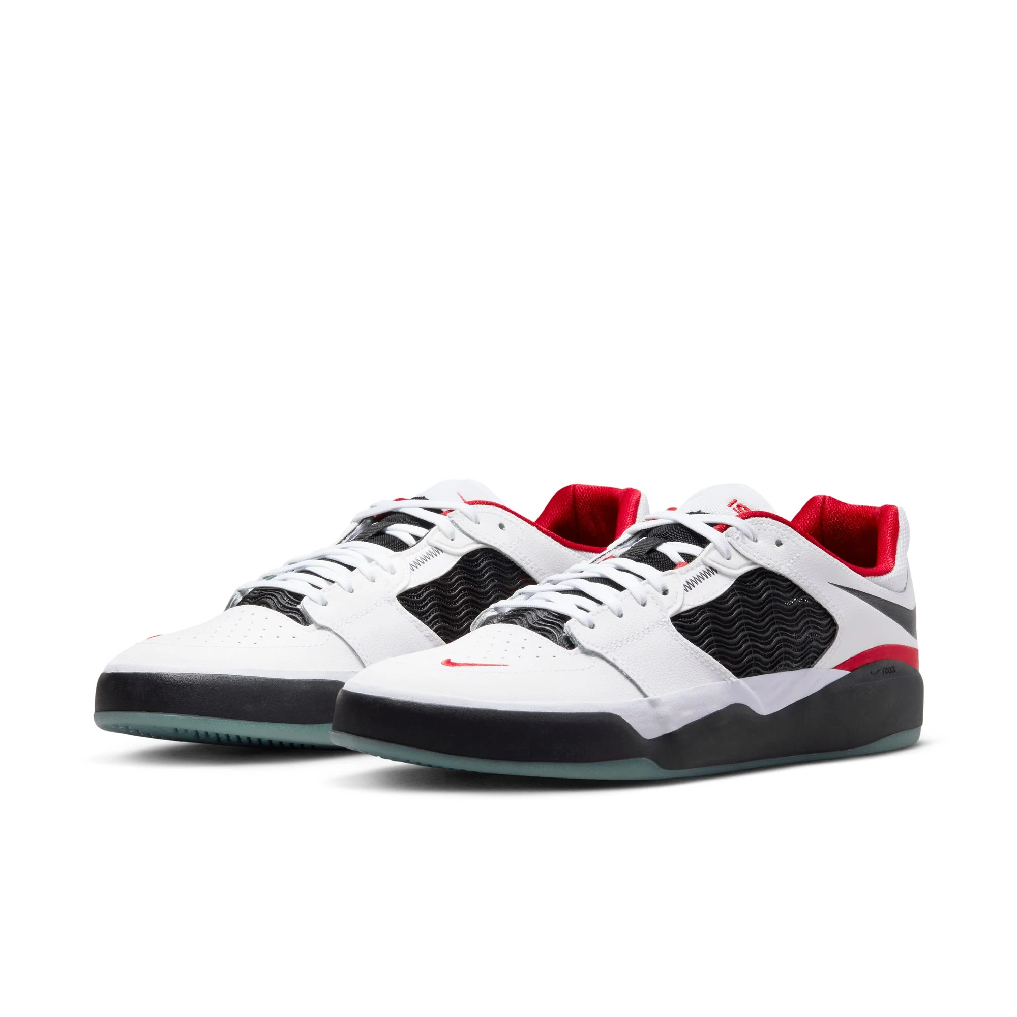 NIKE SB ISHOD PRM WHITE / BLACK / UNIVERSITY RED - Image 2