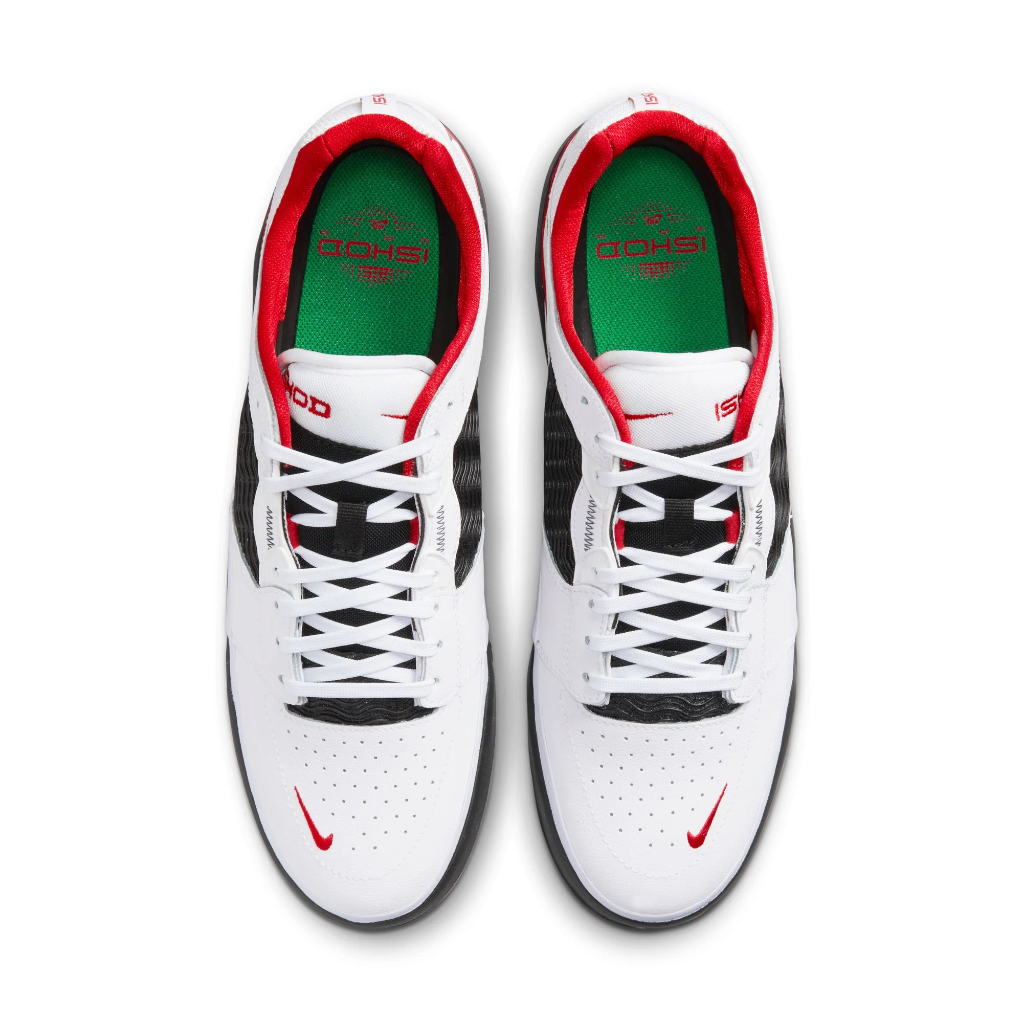 NIKE SB ISHOD PRM WHITE / BLACK / UNIVERSITY RED - Image 7