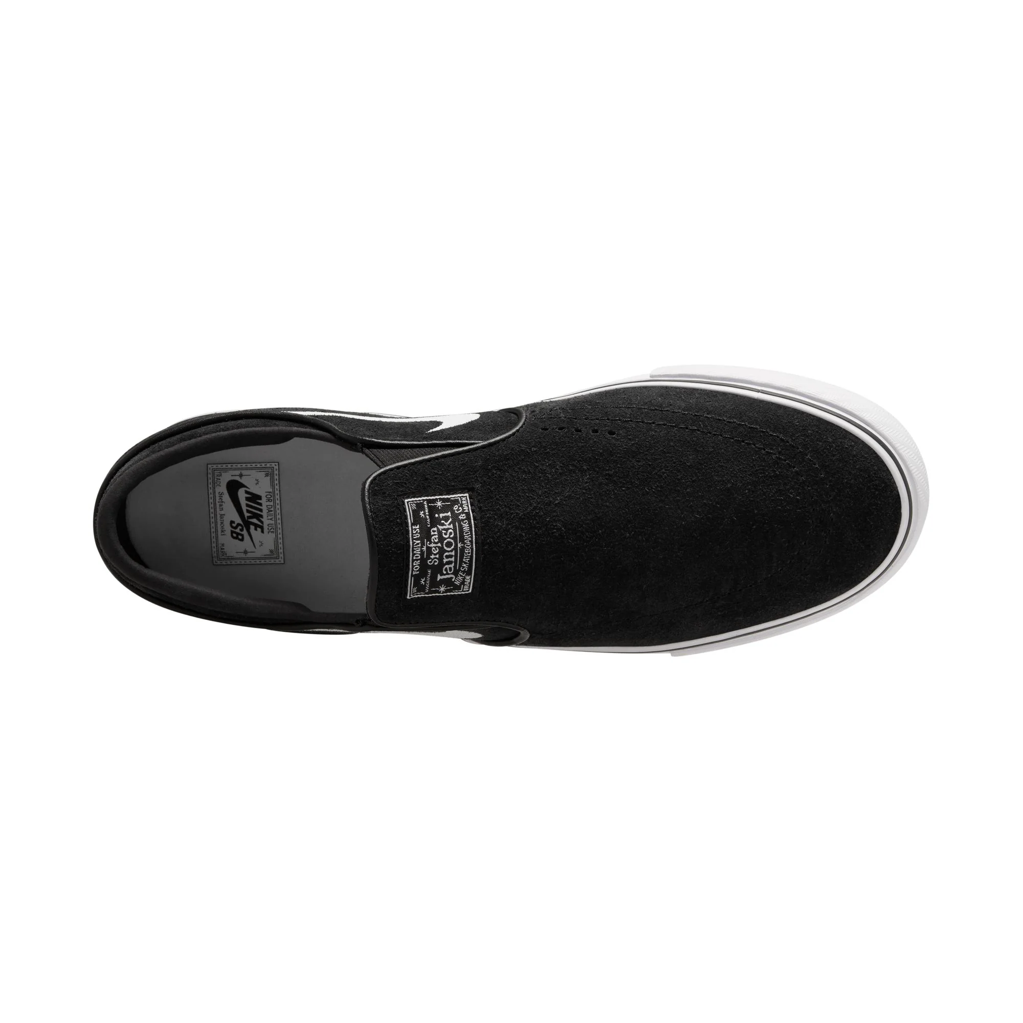 NIKE SB JANOSKI+ SLIP BLACK / WHITE-BLACK-BLACK - Image 4