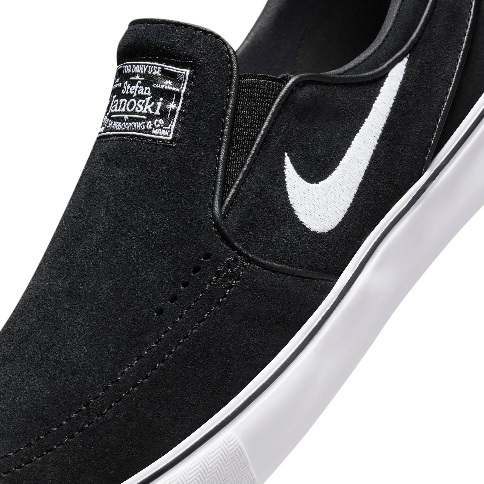 NIKE SB JANOSKI+ SLIP BLACK / WHITE-BLACK-BLACK - Image 6
