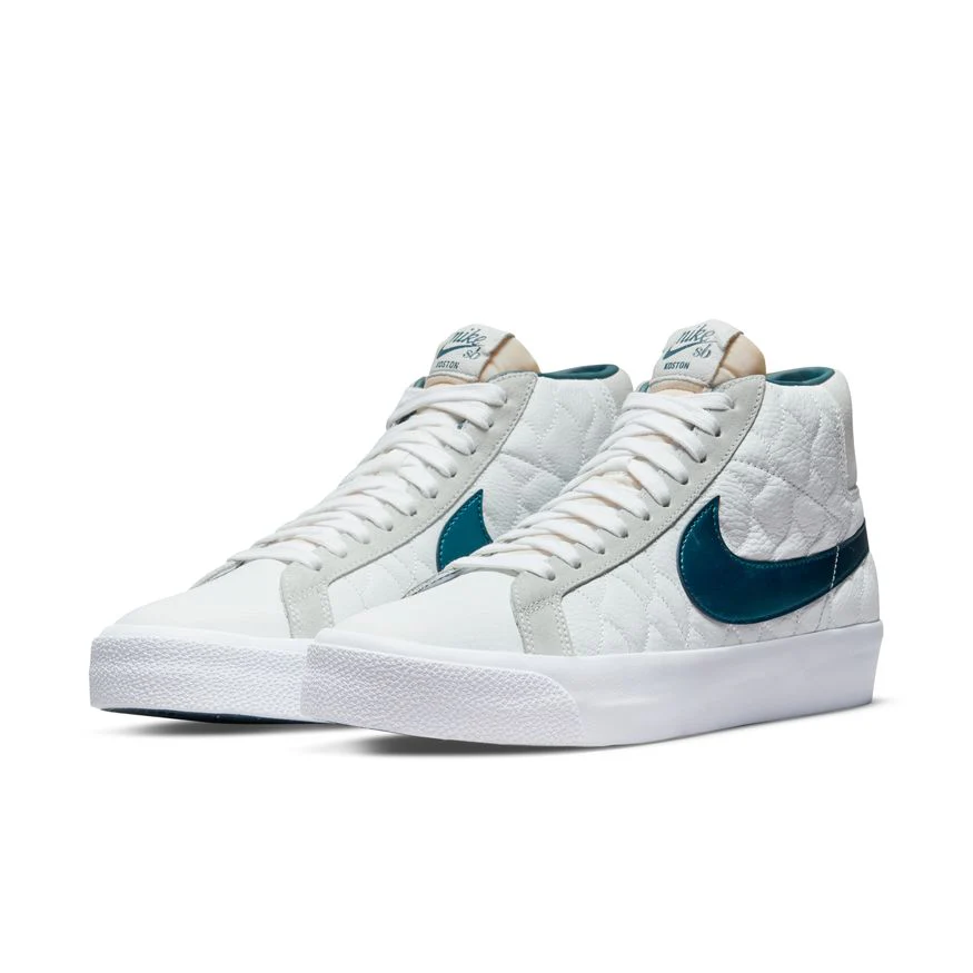 NIKE SB KOSTON BLAZER MID SUMMIT WHITE / NIGHTSHADE-WHITE - Image 7