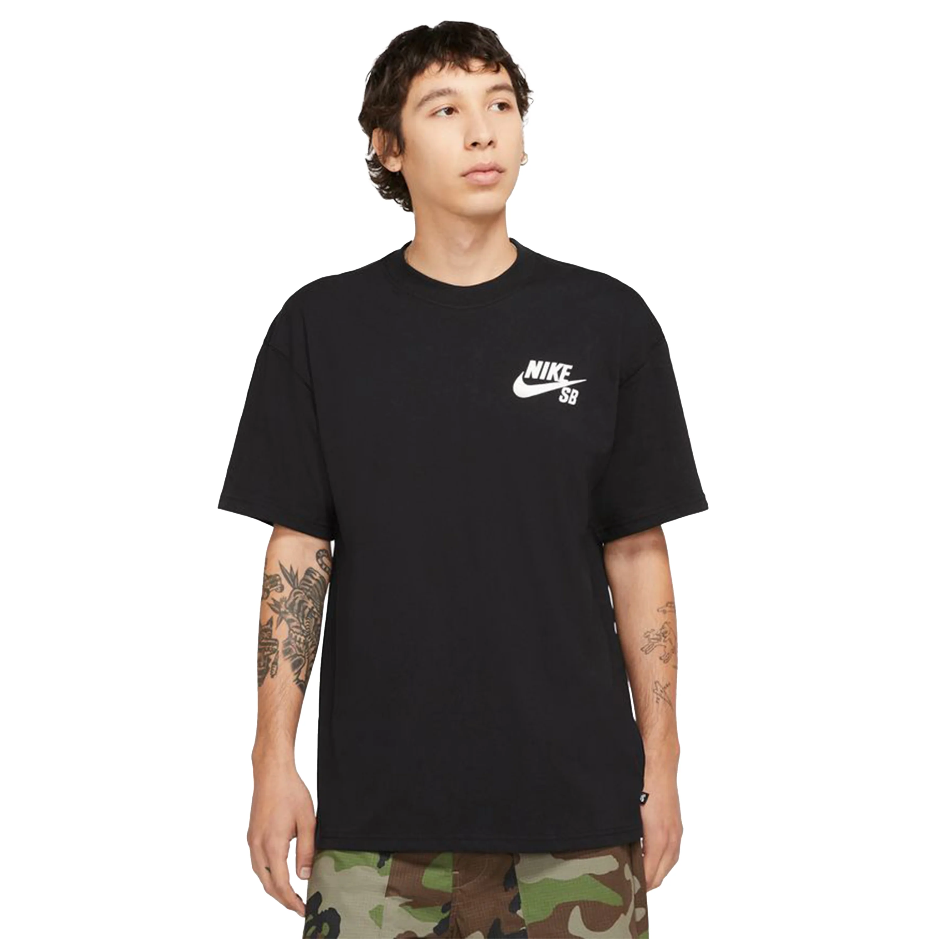 NIKE SB LOGO TEE BLACK