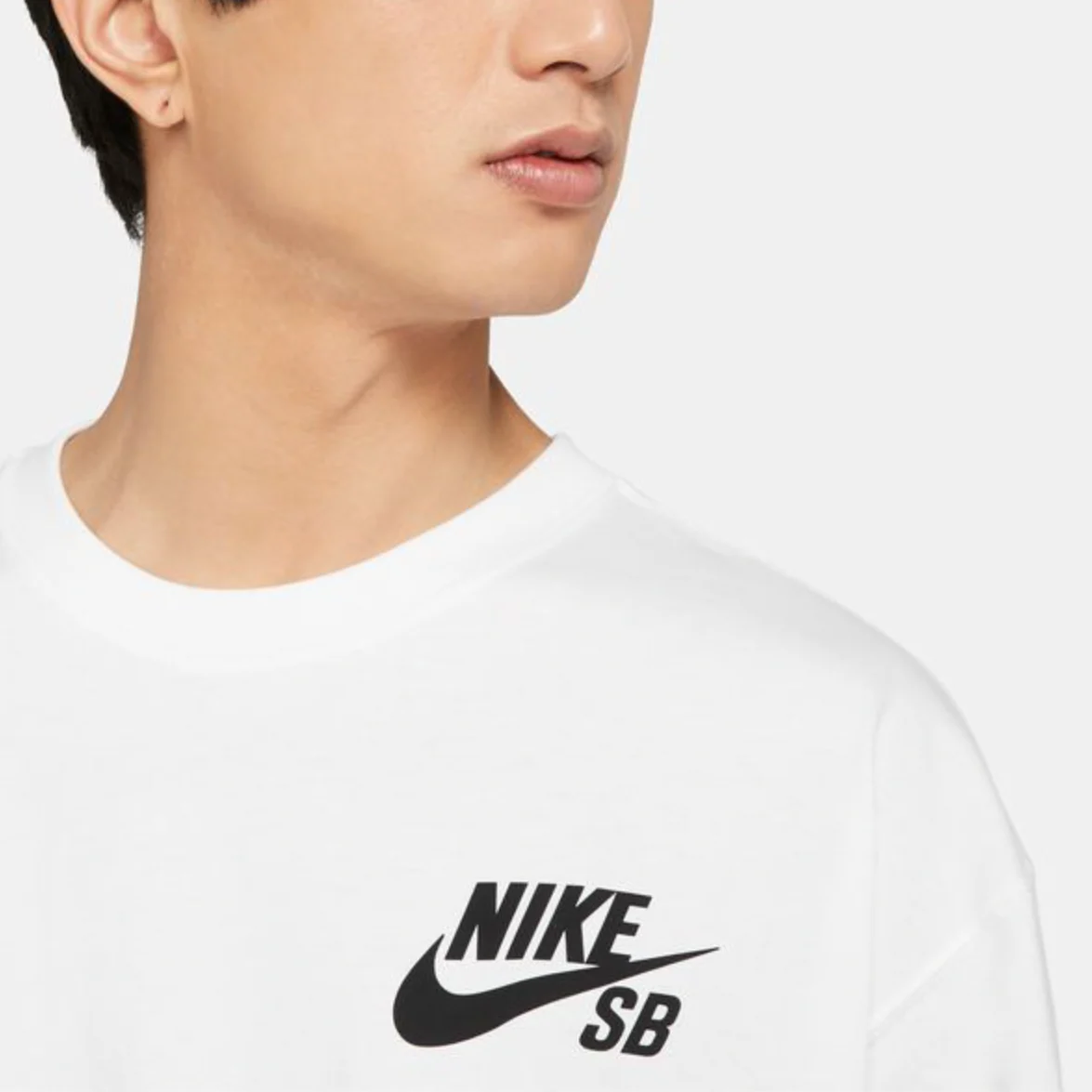 NIKE SB LOGO SKATE TEE WHITE - Image 3