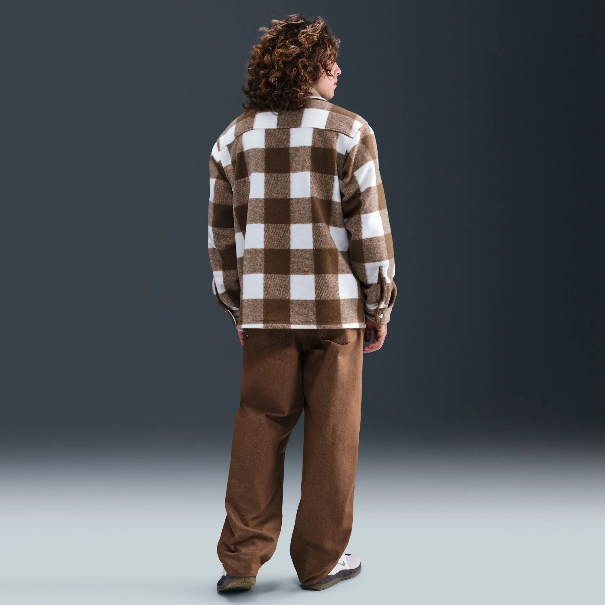 NIKE SB LOOSE DENIM SKATE PANTS MOSSWOOD BROWN - Image 2