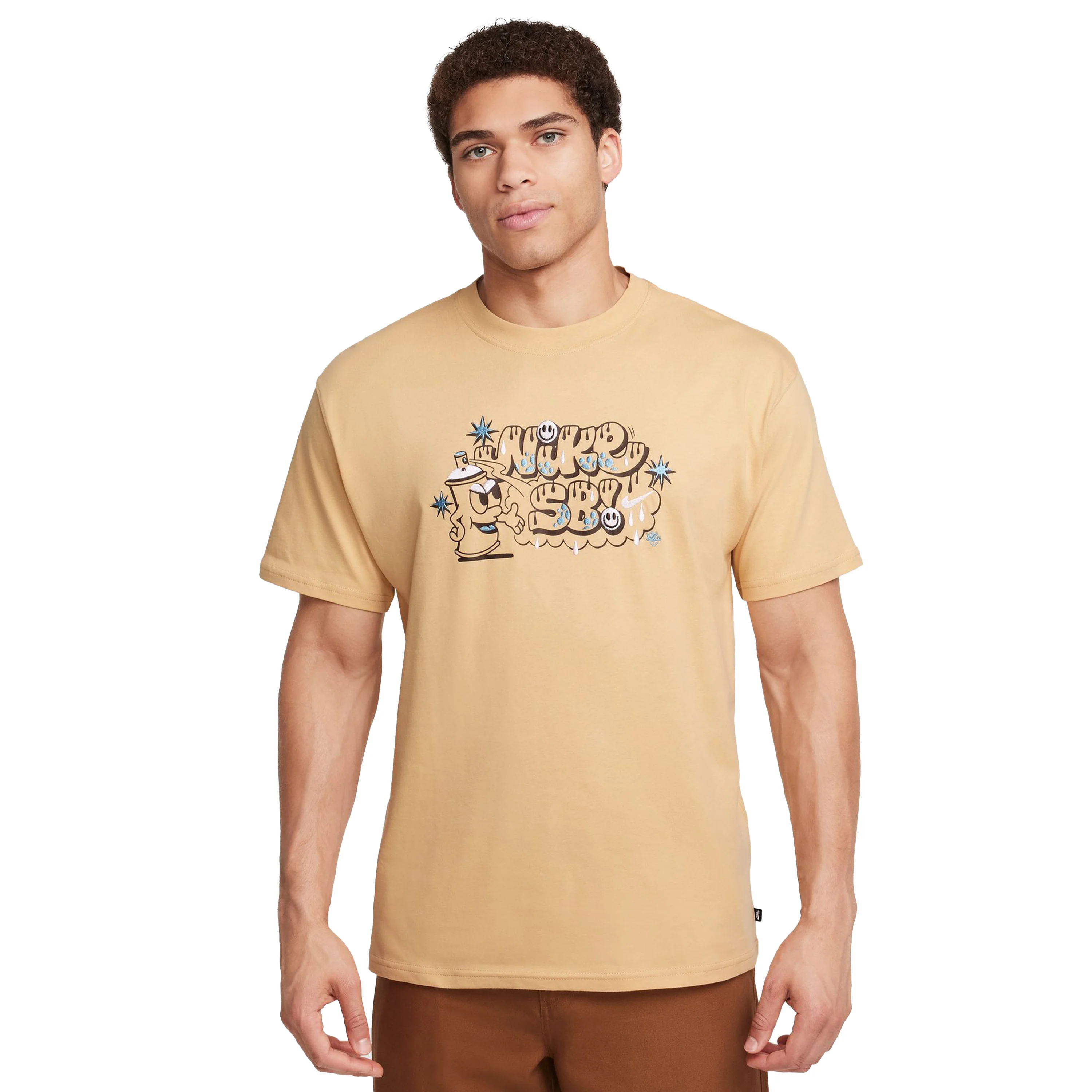 NIKE SB MAX90 SPRAY CAN SKATE TEE SESAME