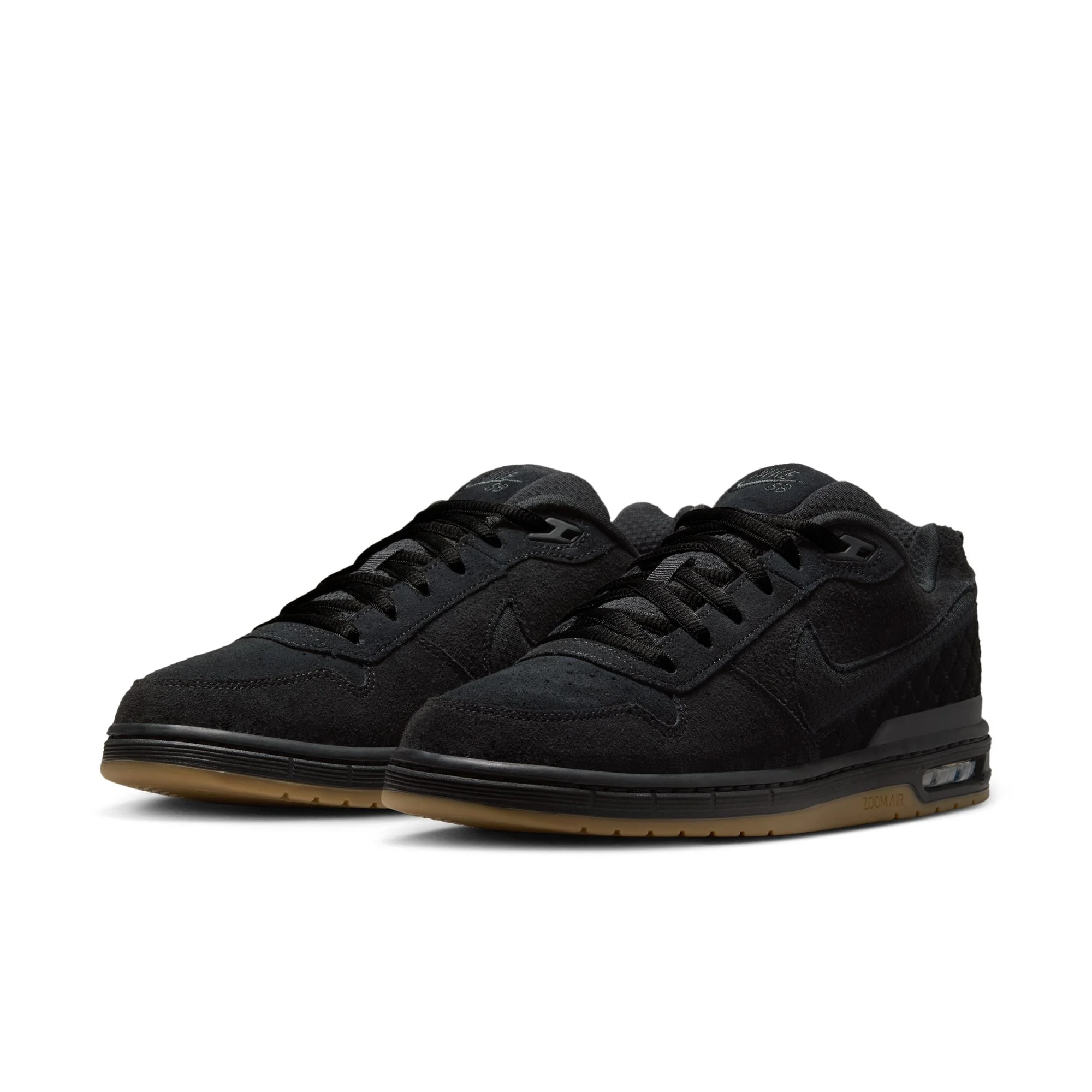 NIKE SB P-ROD 1 ZOOM AIR LOW BLACK / BLACK-BLACK-GUM LIGHT BROWN - Image 2