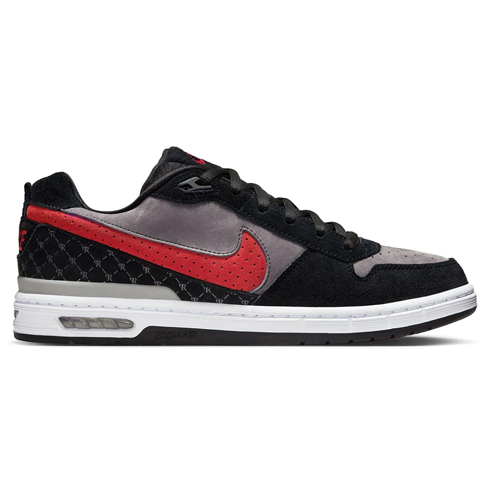 NIKE SB P-ROD 1 ZOOM AIR LOW BLACK / VARSITY RED-FLINT GREY-BLACK