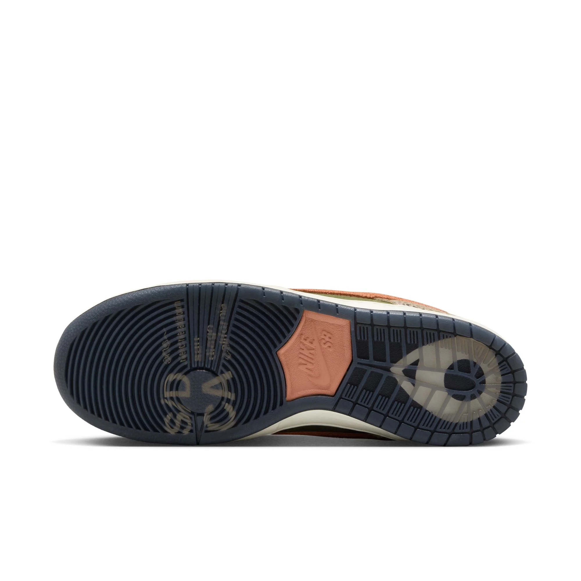 NIKE SB X ARTS-REC DUNK LOW PRO KHAKI/AMBER BROWN-ROUGH GREEN-RUST PINK-BLACK-SAIL - Image 4