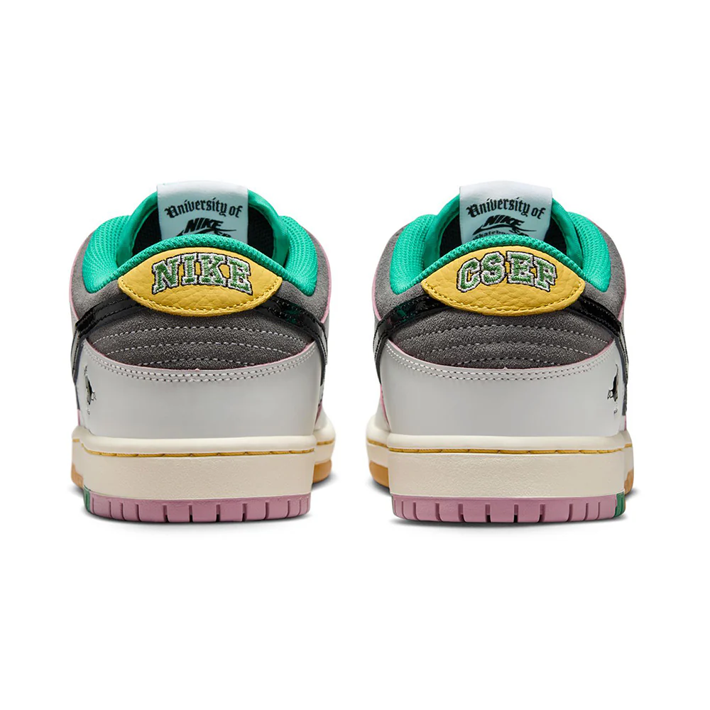 NIKE SB X CSEF DUNK LOW SUMMIT WHITE / BLACK-WHITE-IRON GREY - Image 4