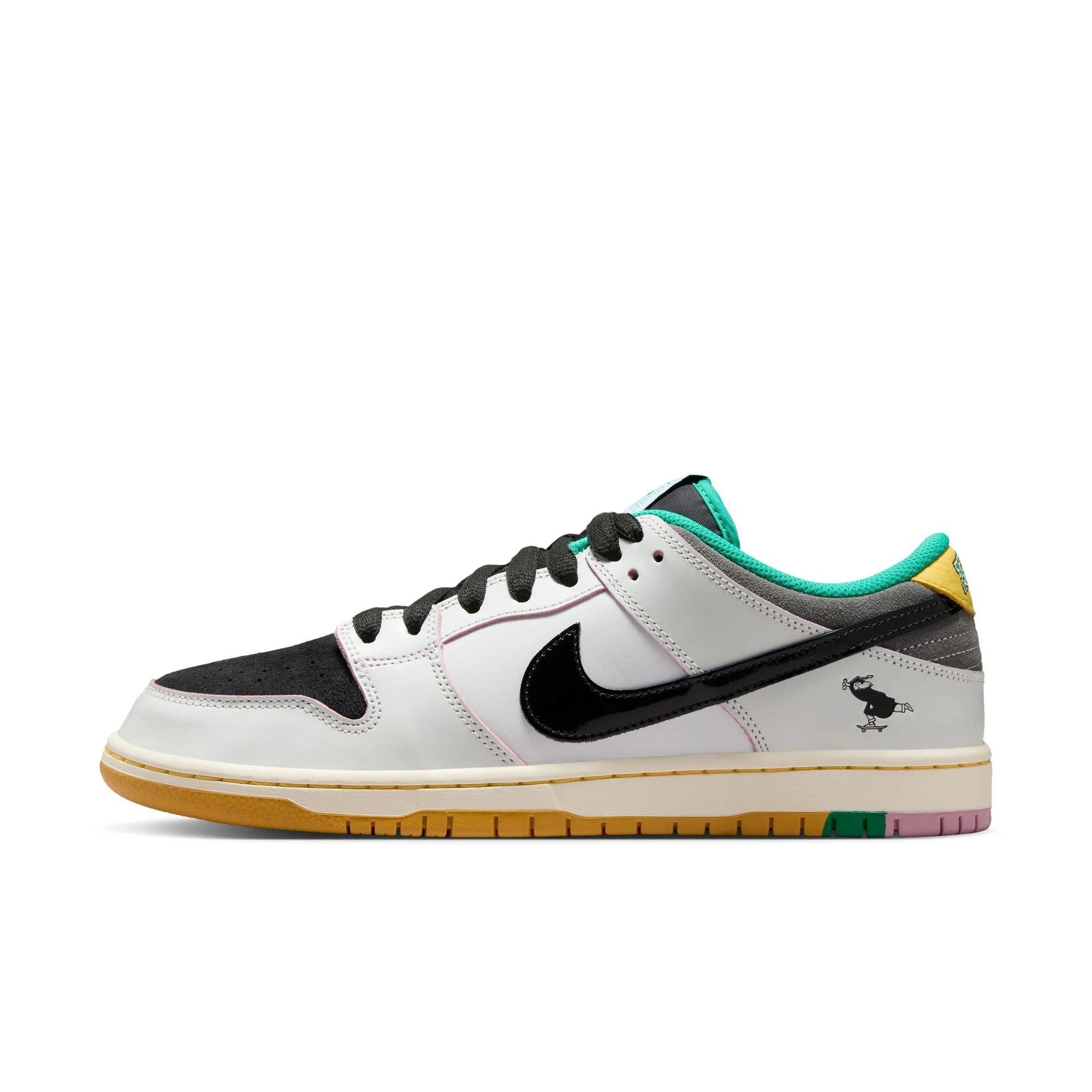 NIKE SB X CSEF DUNK LOW SUMMIT WHITE / BLACK-WHITE-IRON GREY - Image 9