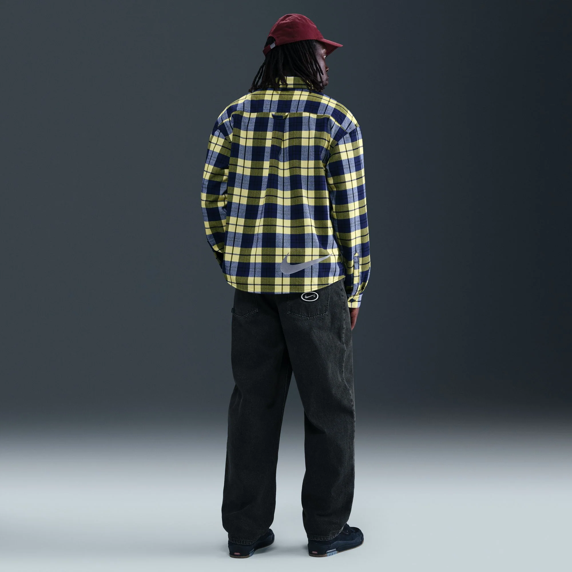 NIKE SB X KOSTON LOOSE DENIM SKATE PANTS BLACK - Image 3