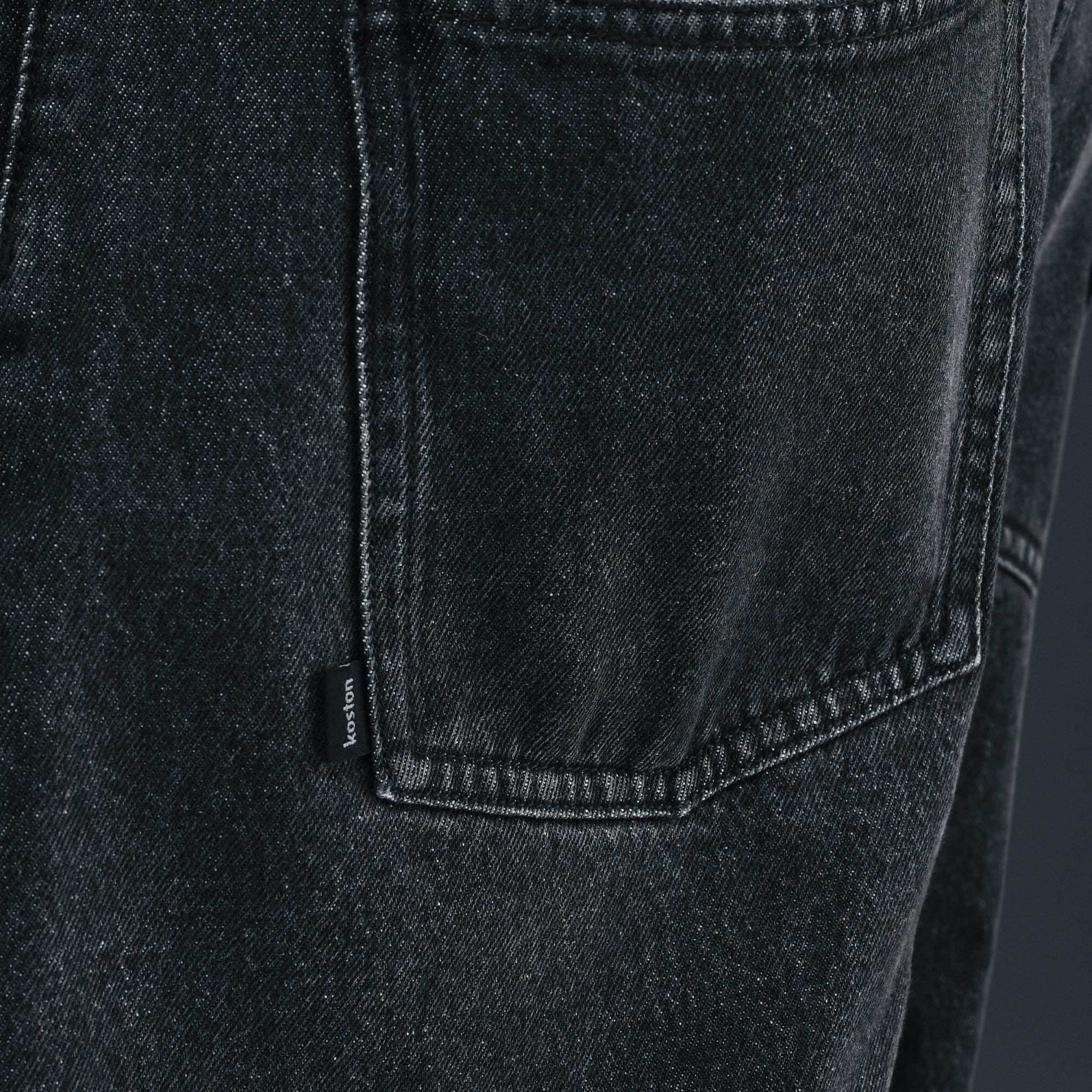 NIKE SB X KOSTON LOOSE DENIM SKATE PANTS BLACK - Image 5